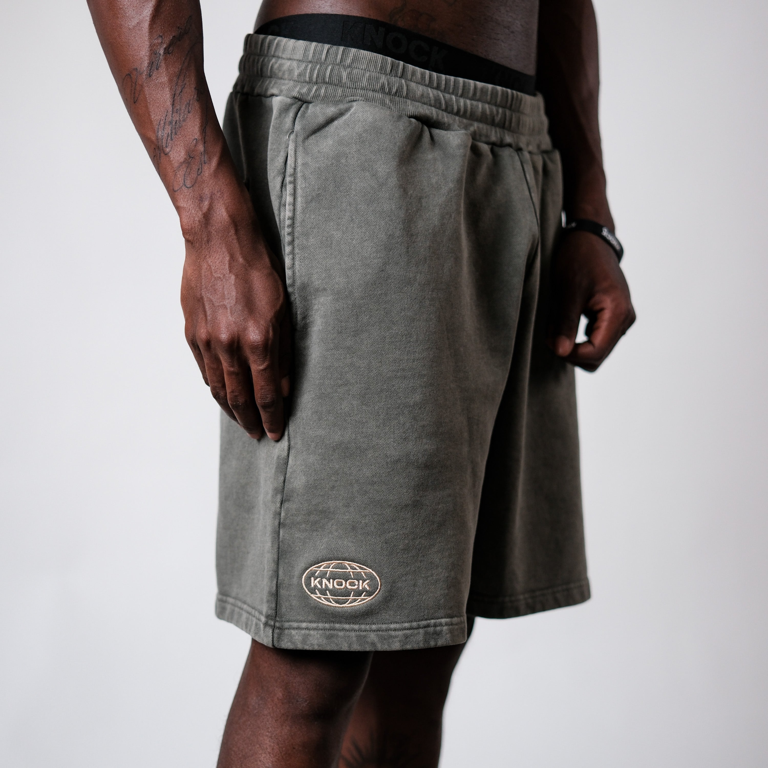 ASCENSION VINTAGE OLIVE SHORTS