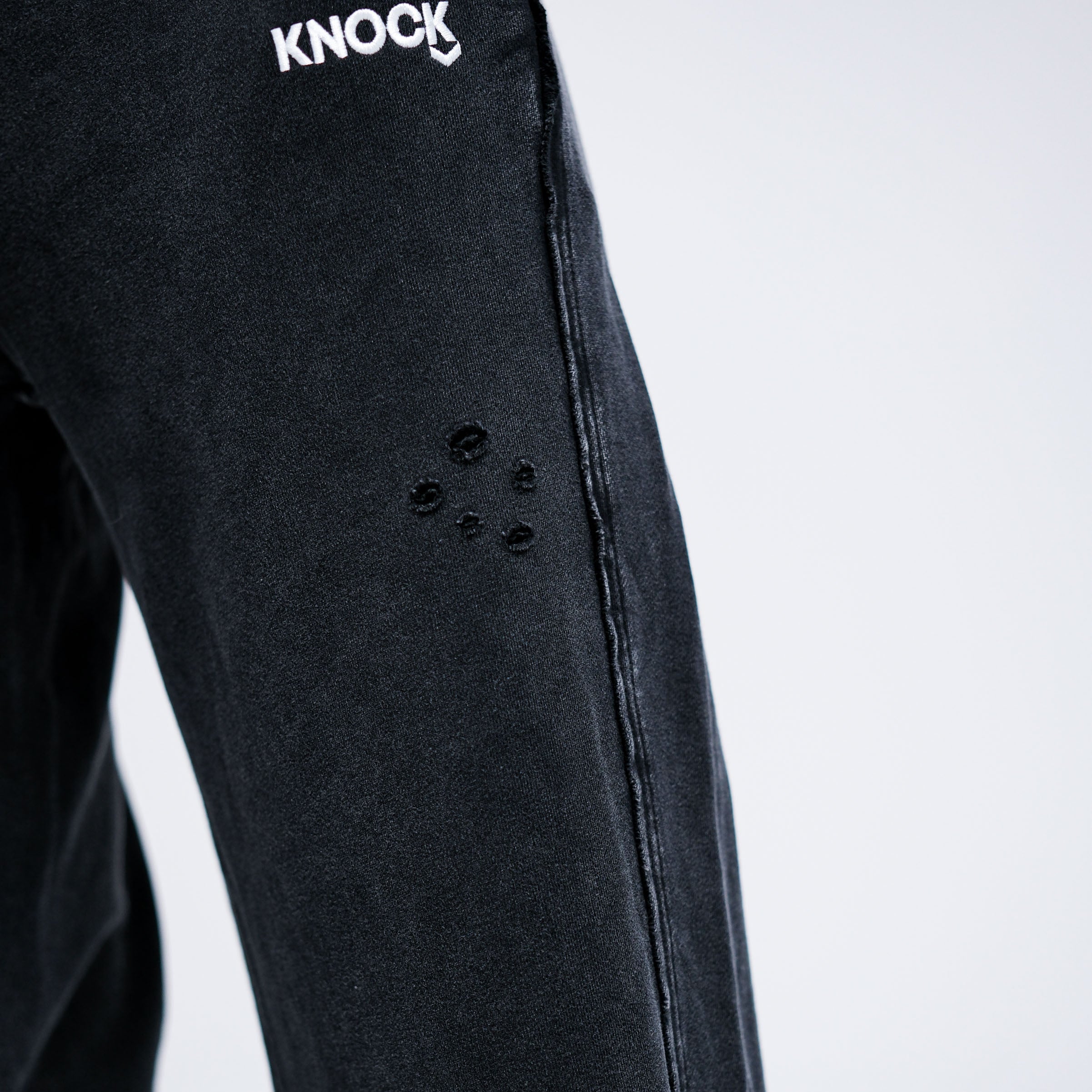 TIESAUS KIRPIMO VINTAGE TERRY JOGGERS TIPO JUODOS KELNĖS 