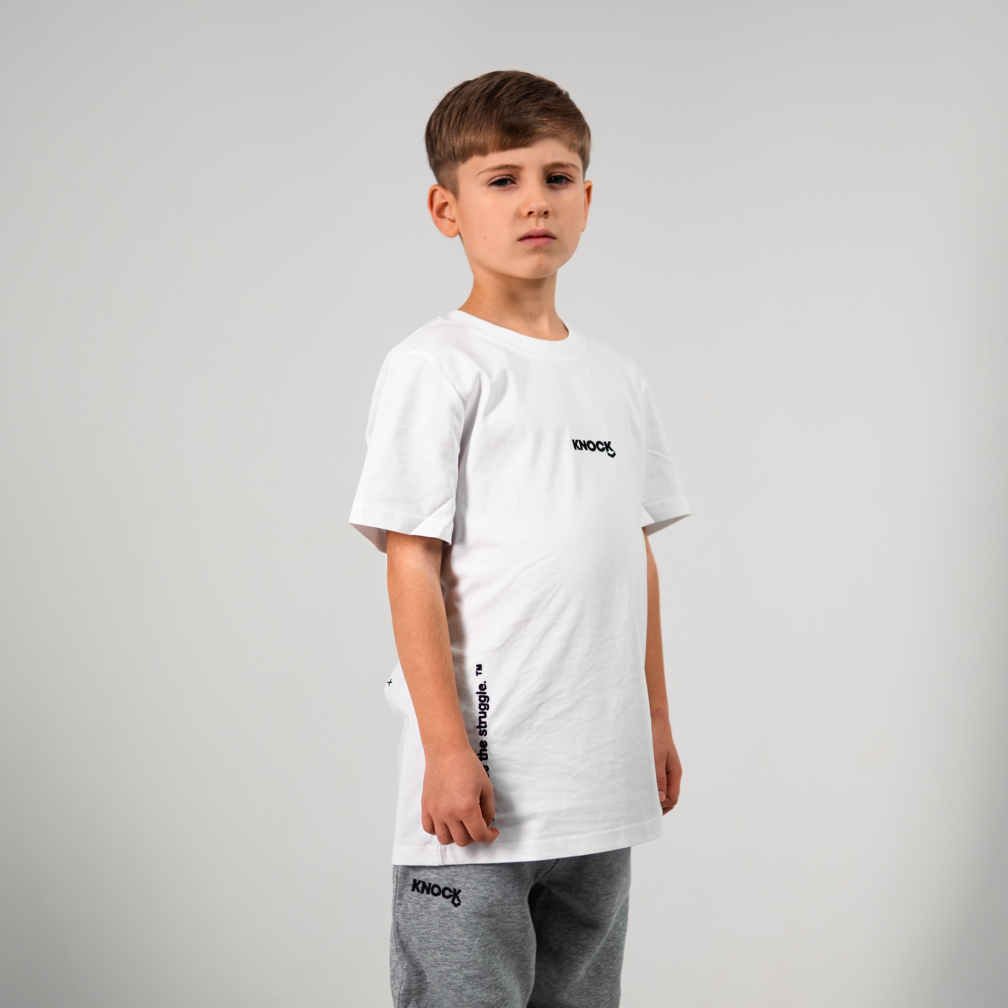 Embrace kids tee white
