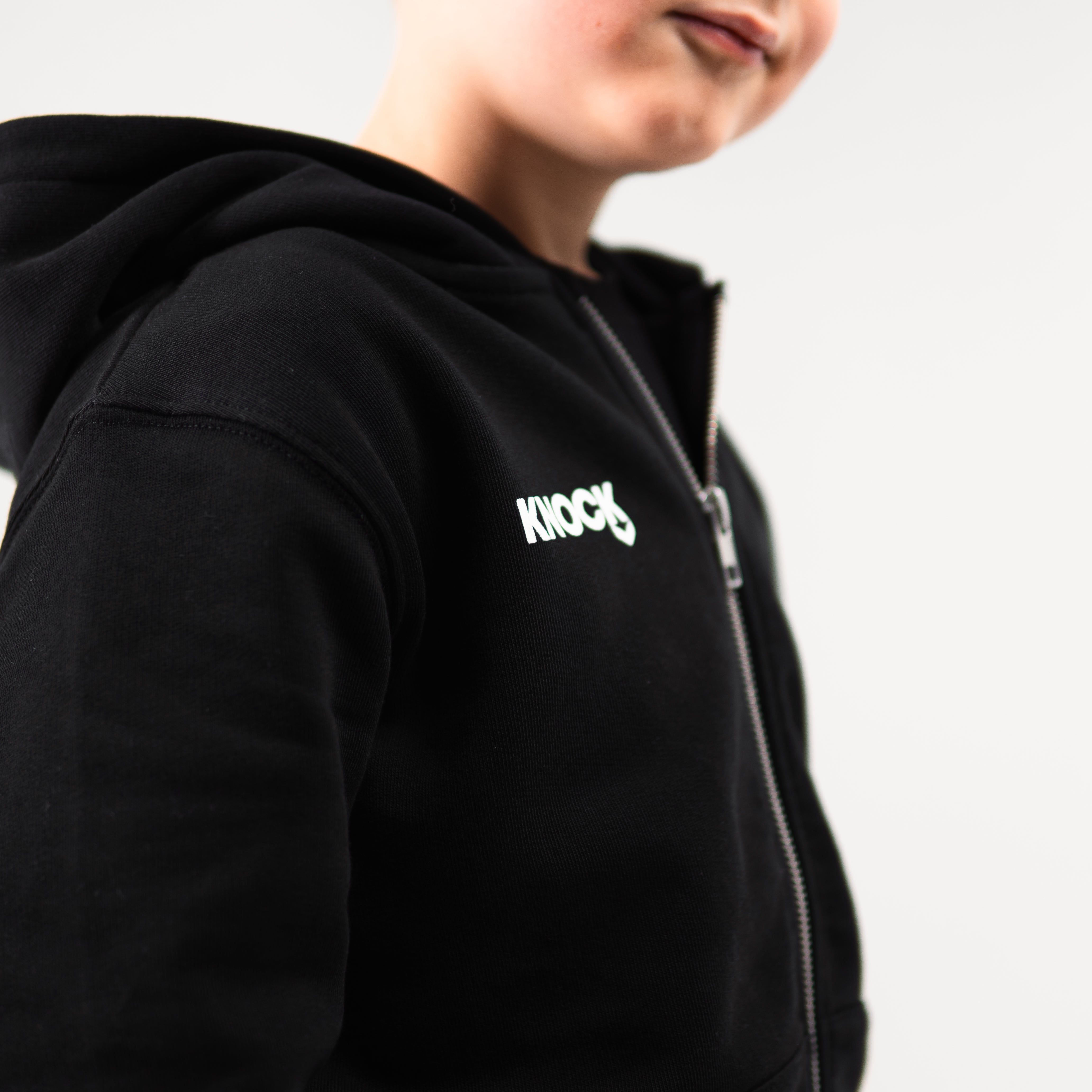KIDS ASTROHIP ZIP HOODIE BLACK