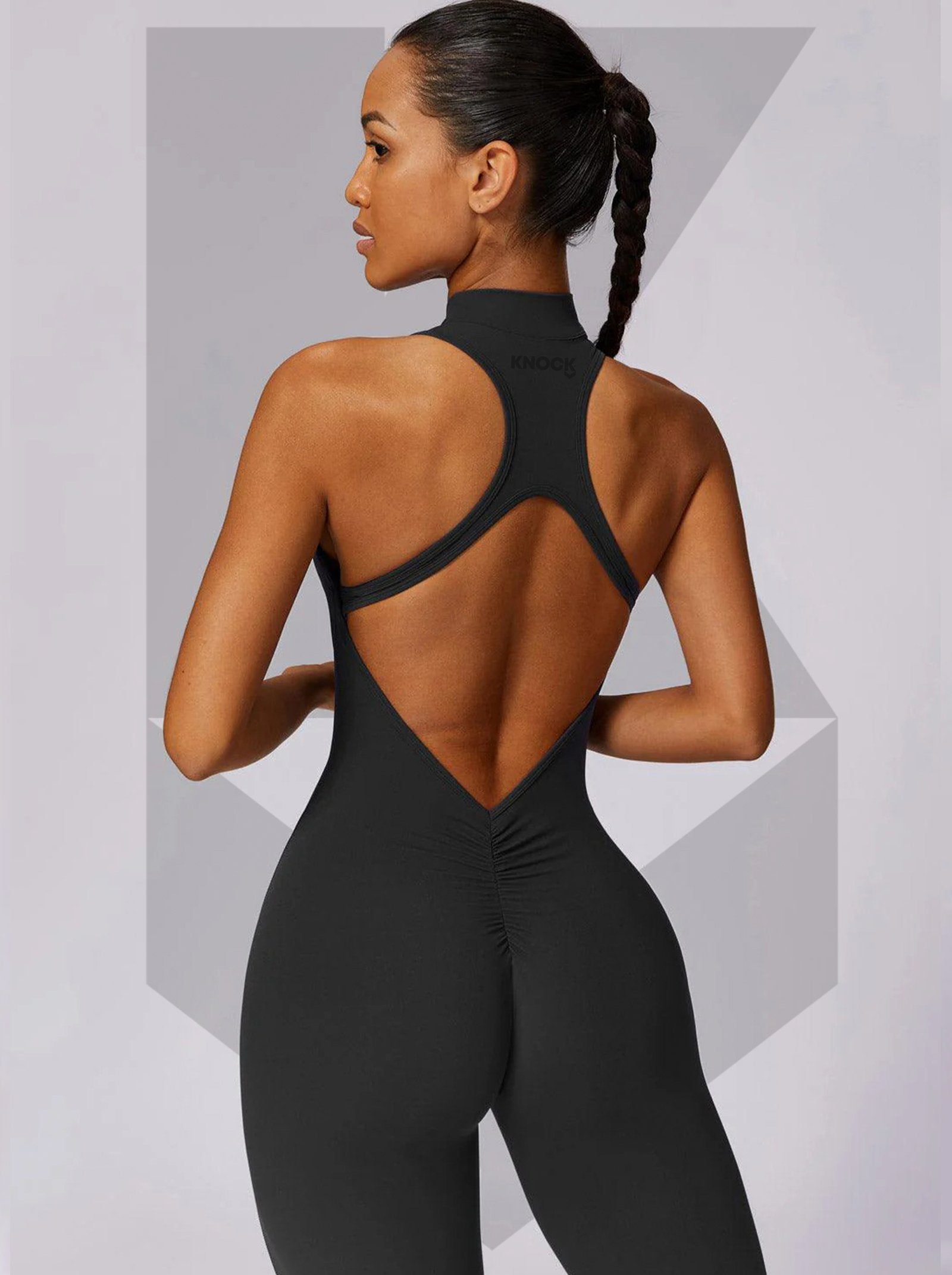 Sculpted Fit One-Piece Jumpsuit