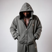 ASCENSION VINTAGE OLIVE ZIP HOODIE