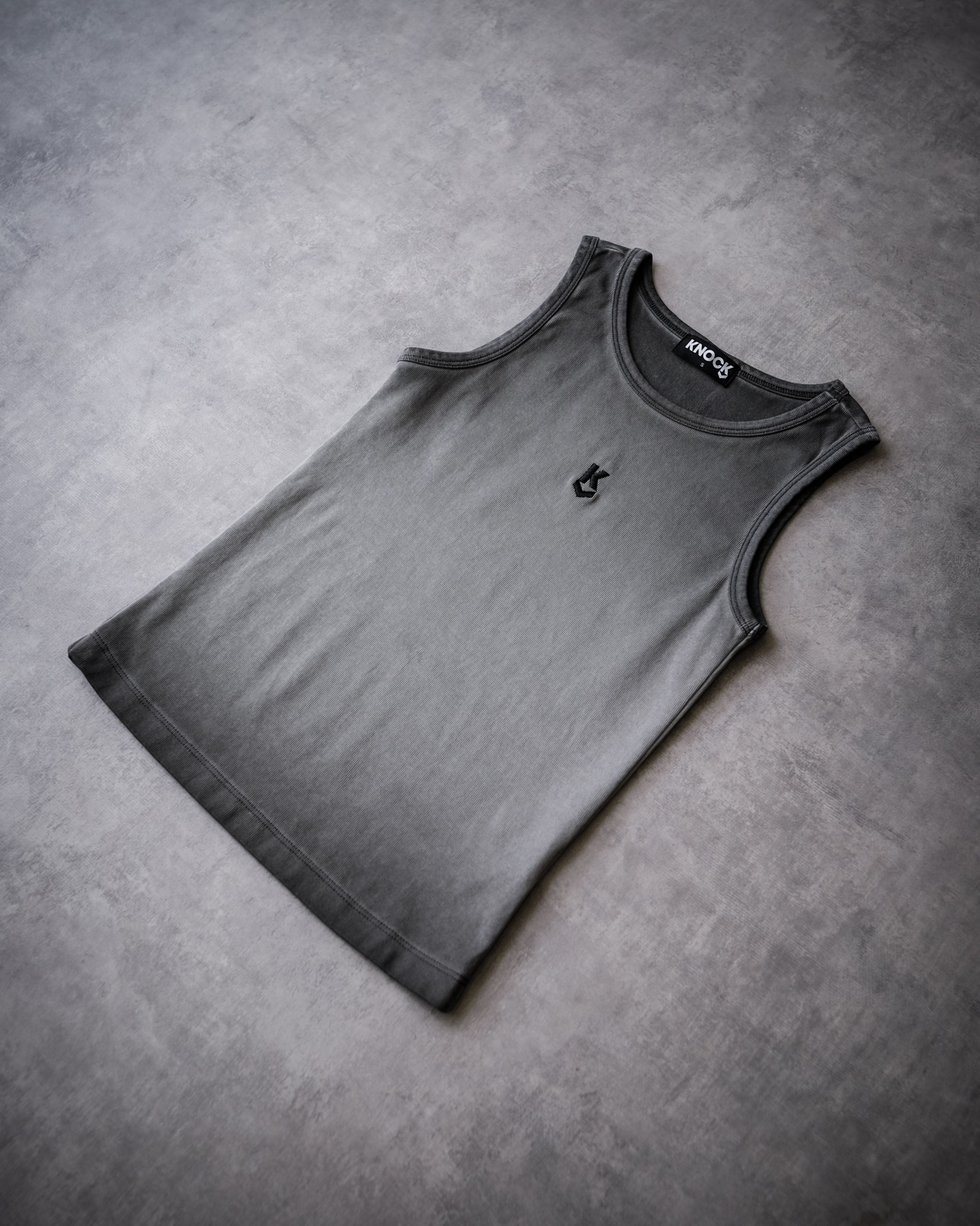 TANK TOP VINTAGE GREY WOMAN