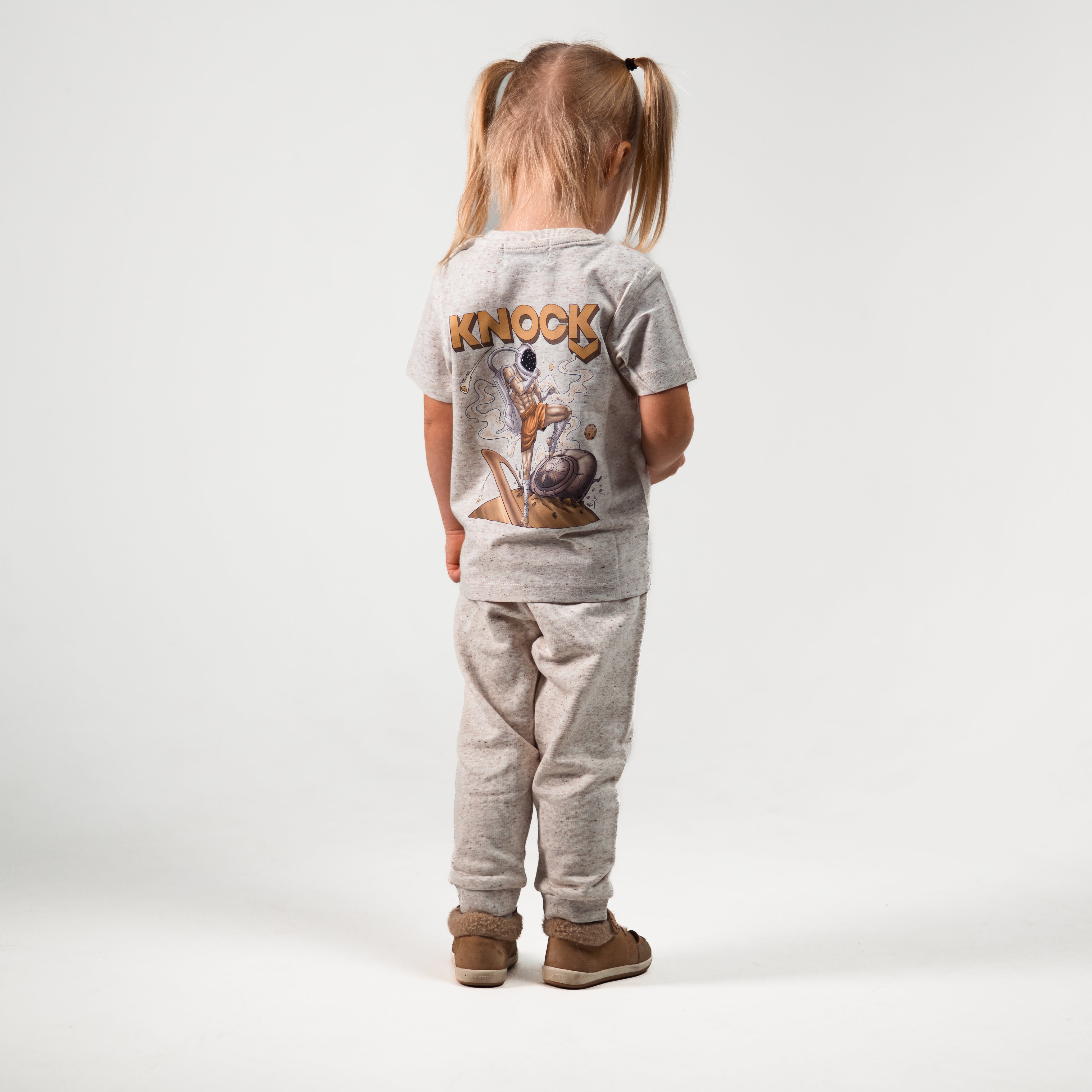ASTROKNEE TEE BEIGE BABY
