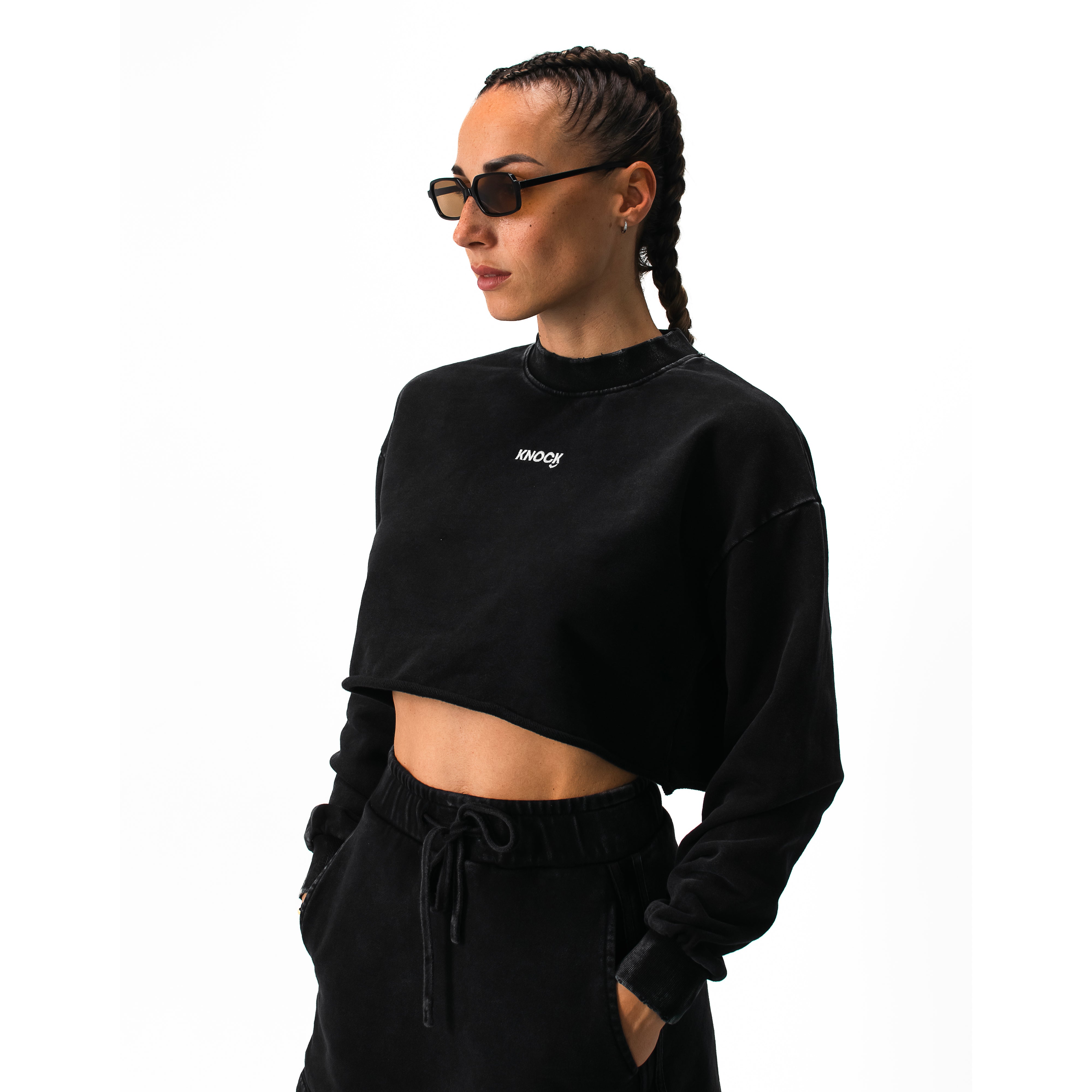 BIRCKBOUND VINTAGE CROPPED SWEATSHIRT WOMEN