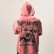 FADEHOOD X KNOCK PINK HOODIE