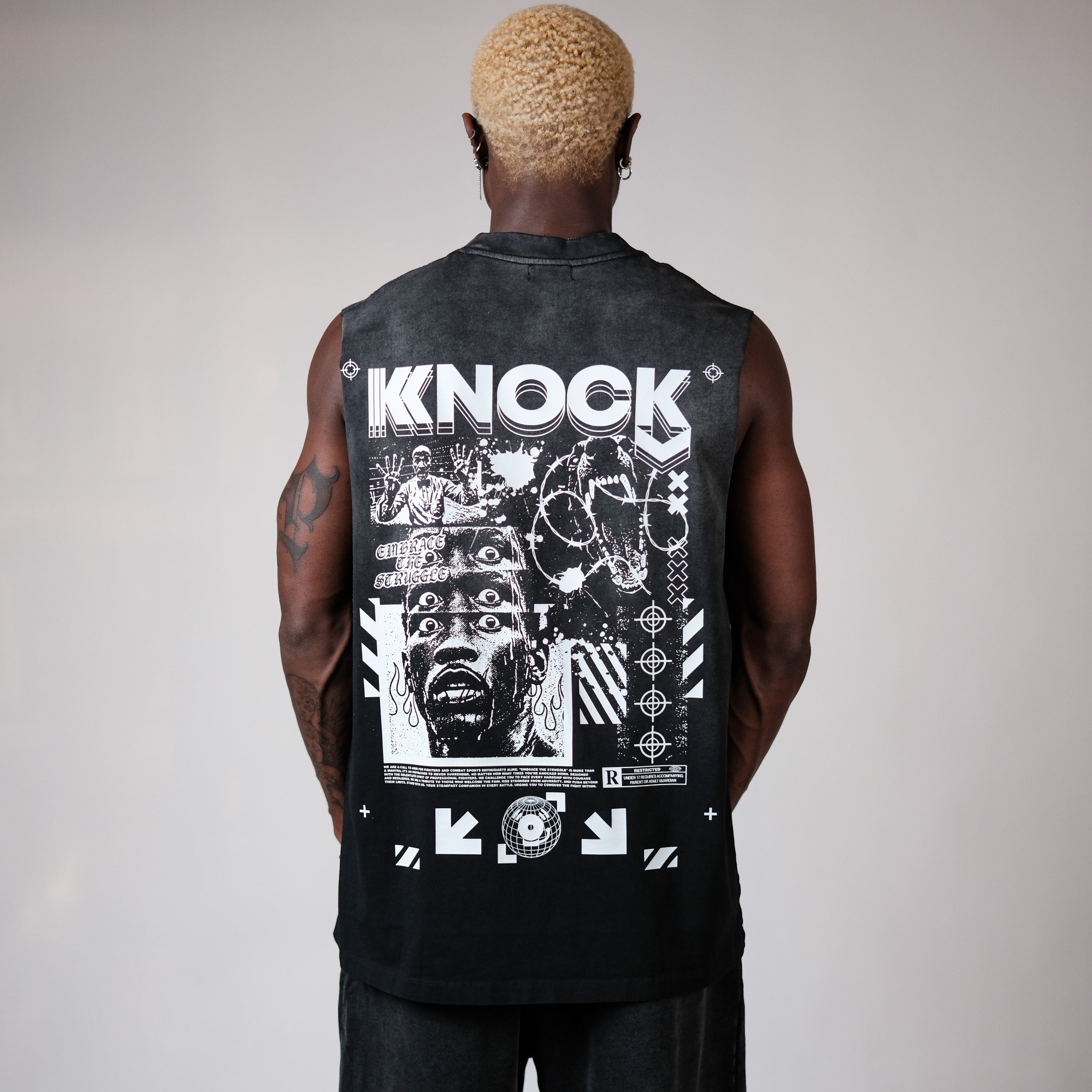 EMBRACE THE STRUGGLE SLEEVELESS TEE