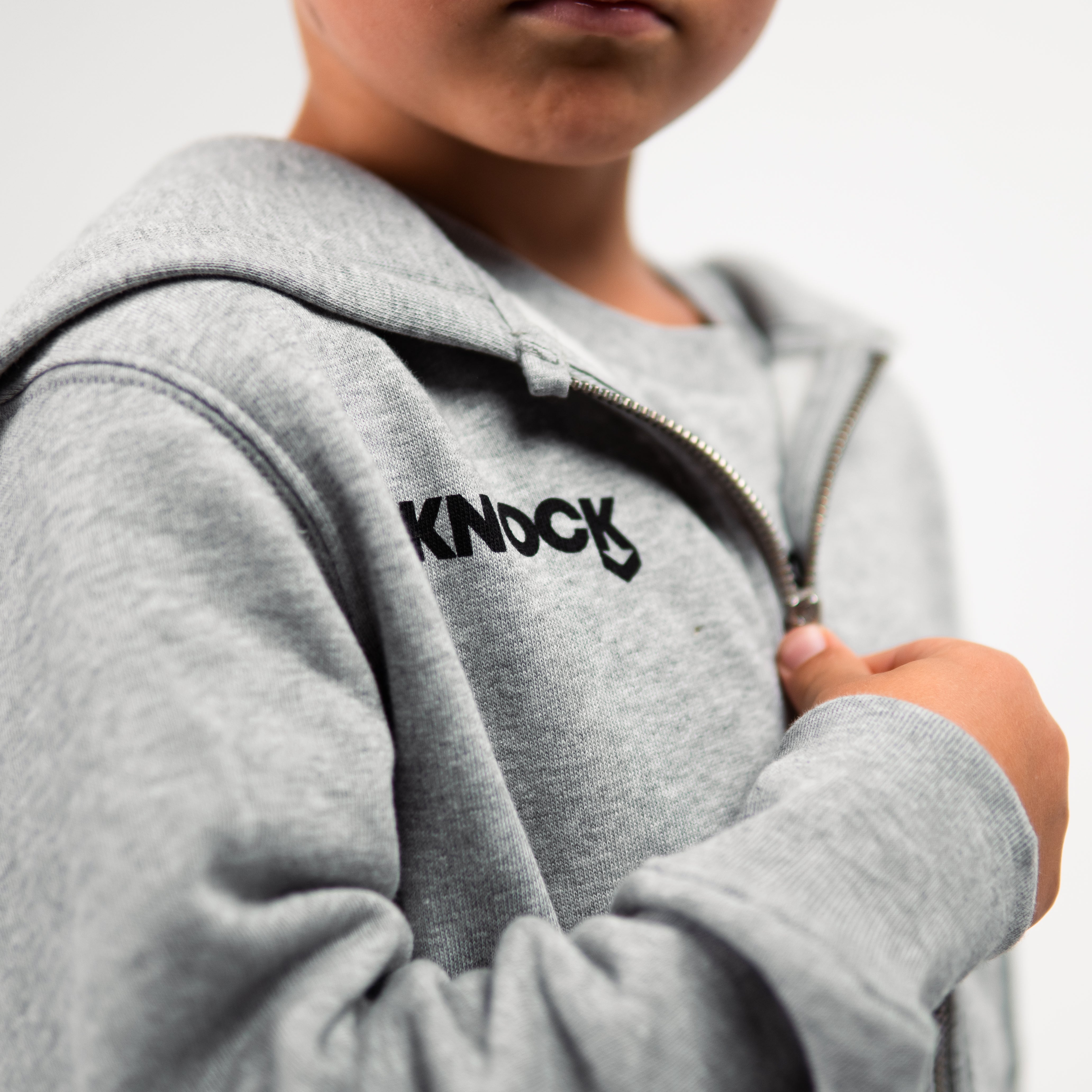 KIDS ASTROHIP ZIP HOODIE GREY