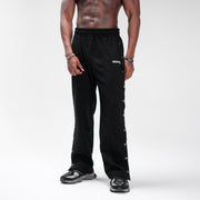 SIDE-SNAP JOGGERS BLACK