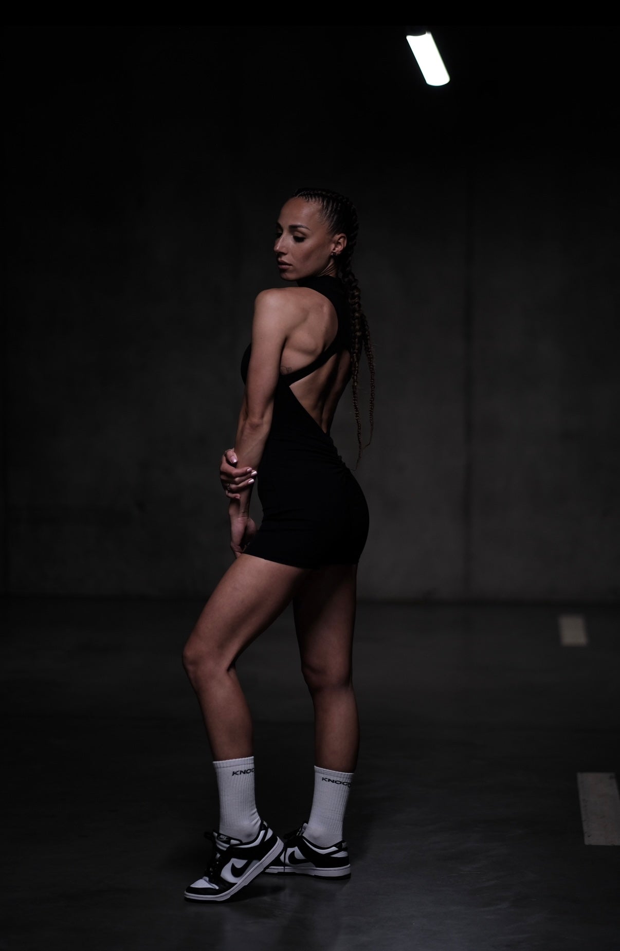 SCULPTED FIT ONE - PIECE JUMPSUIT BLACK