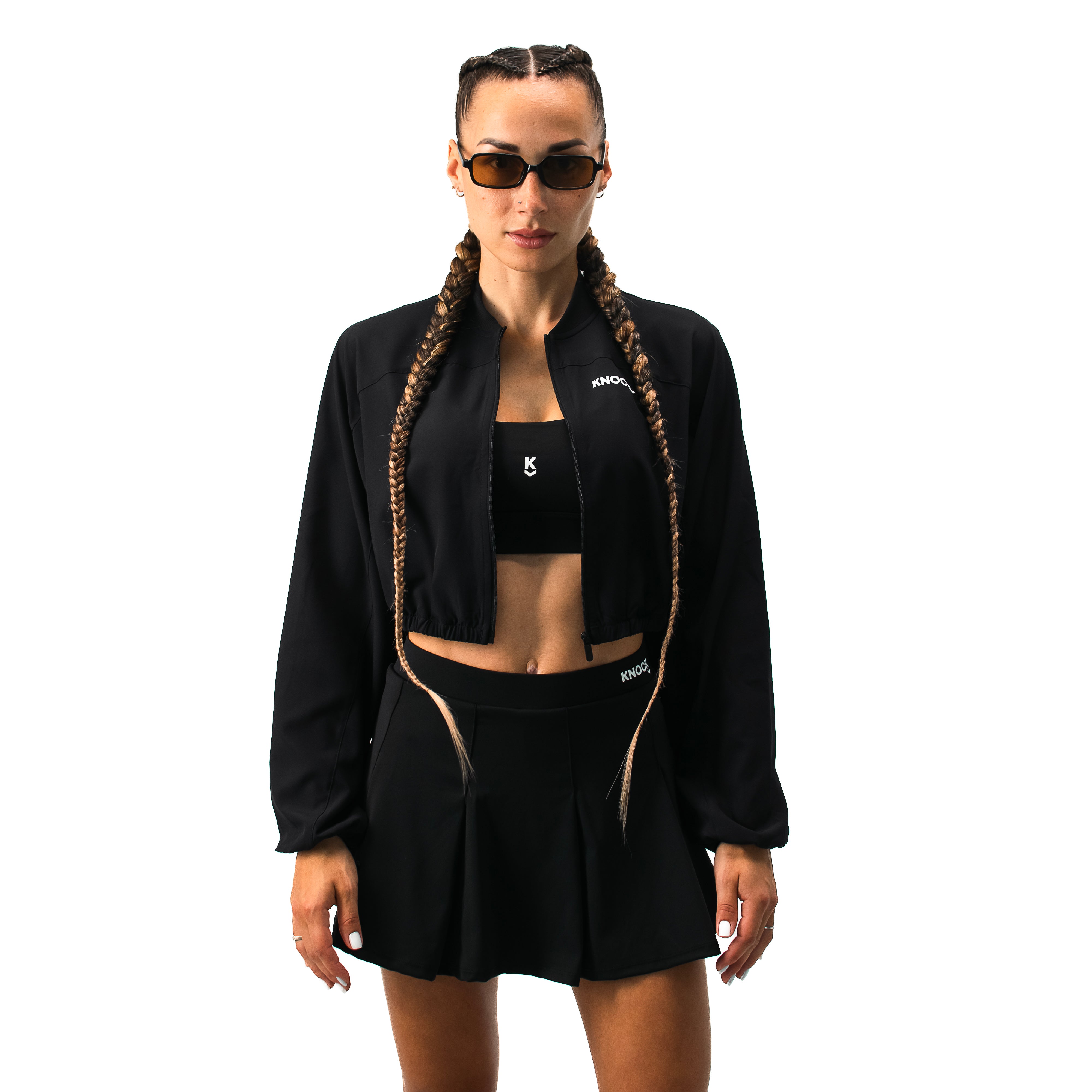 SPORTY ZIP - UP CROP JACKET