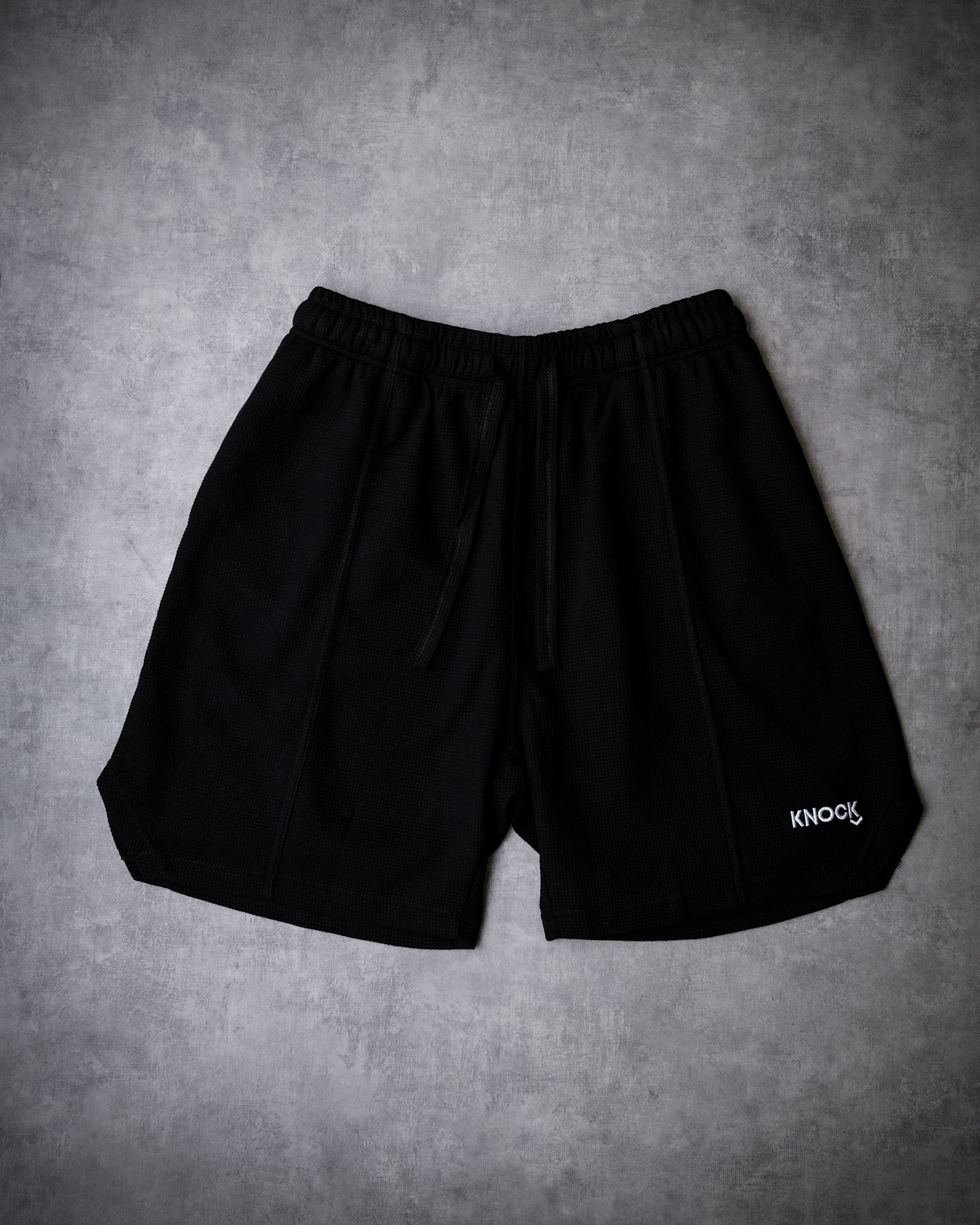 GRID-KNIT SHORTS