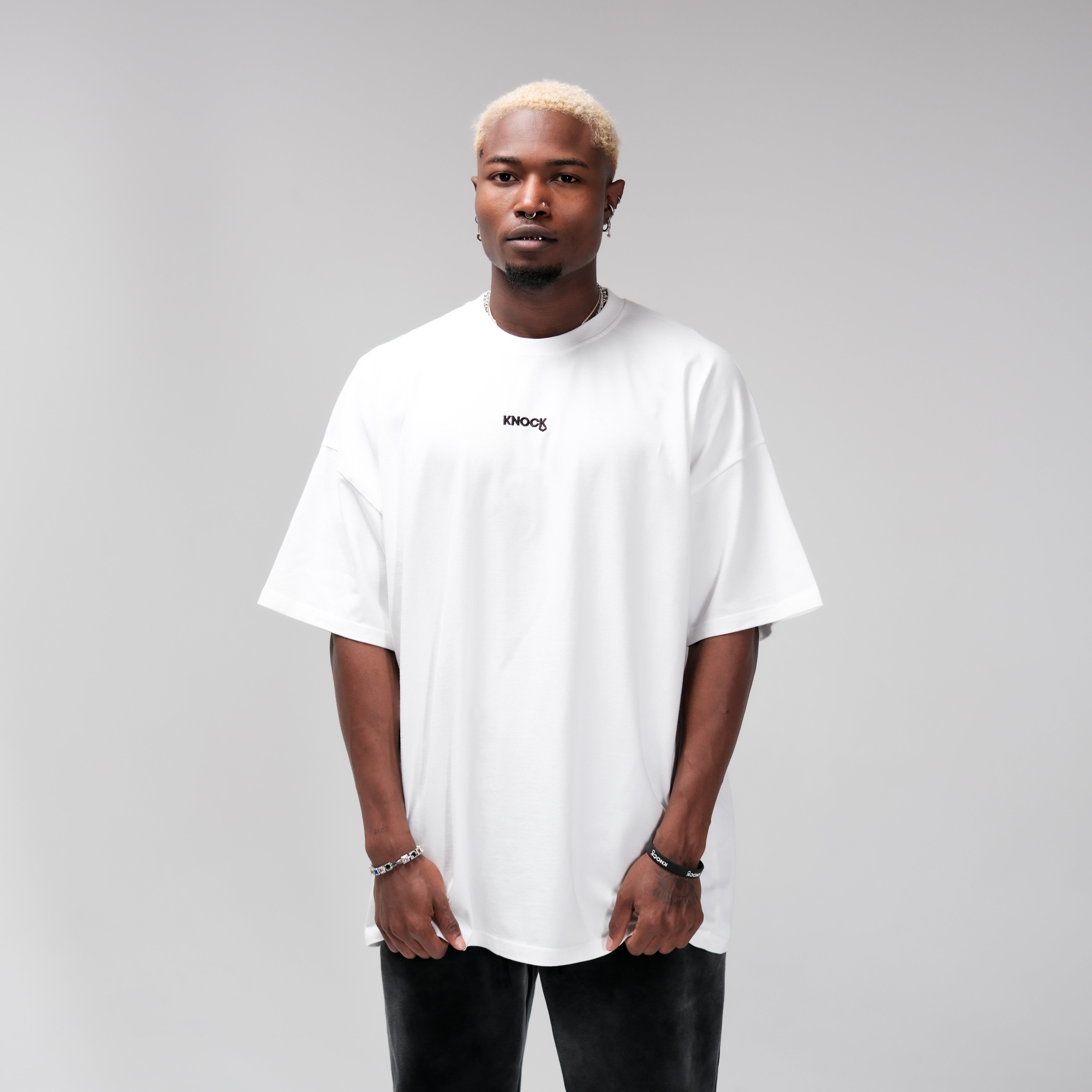 Brickbound tee white