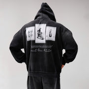 VINCIT QUI PATITUR ZIP HOODIE