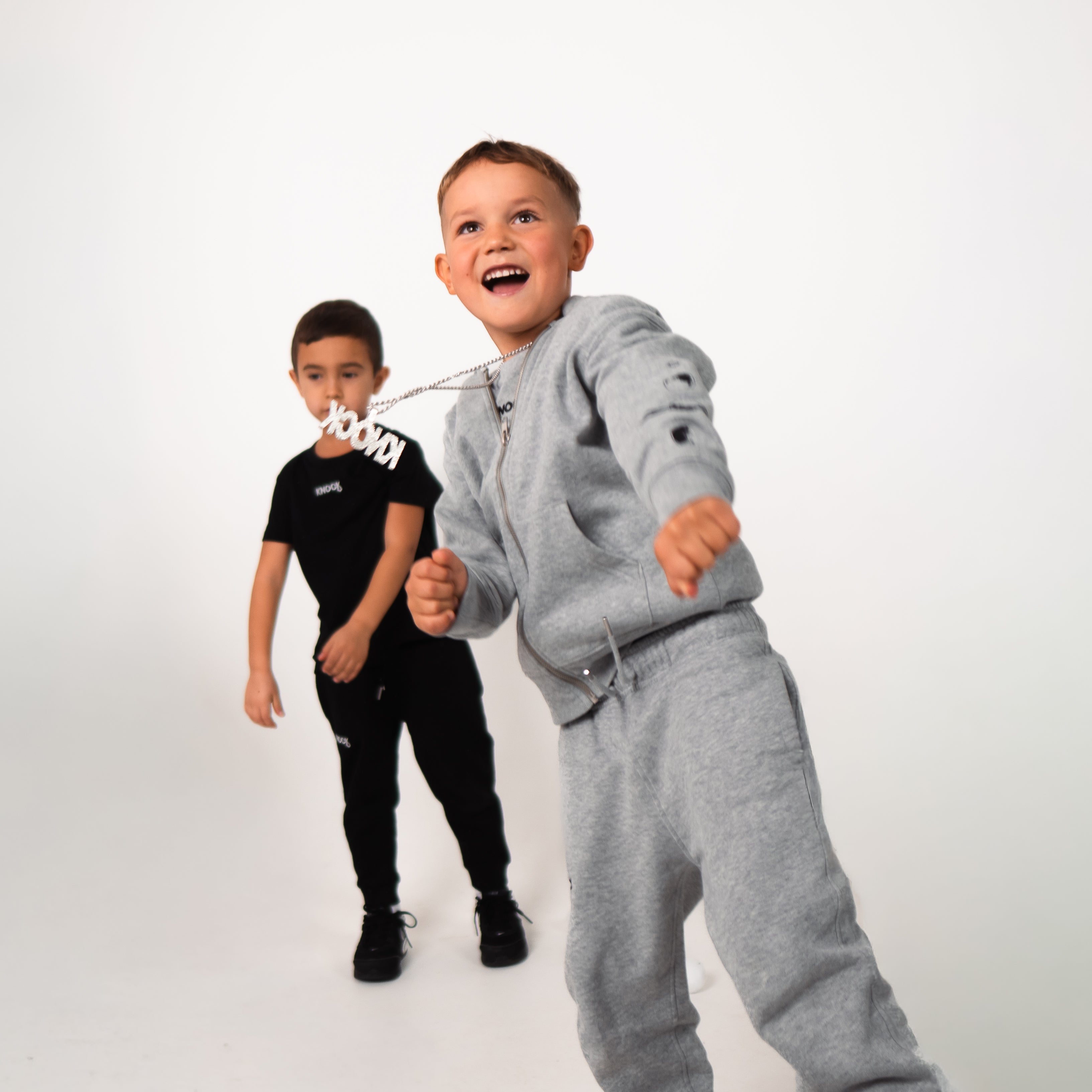 KIDS ASTROHIP ZIP HOODIE GREY