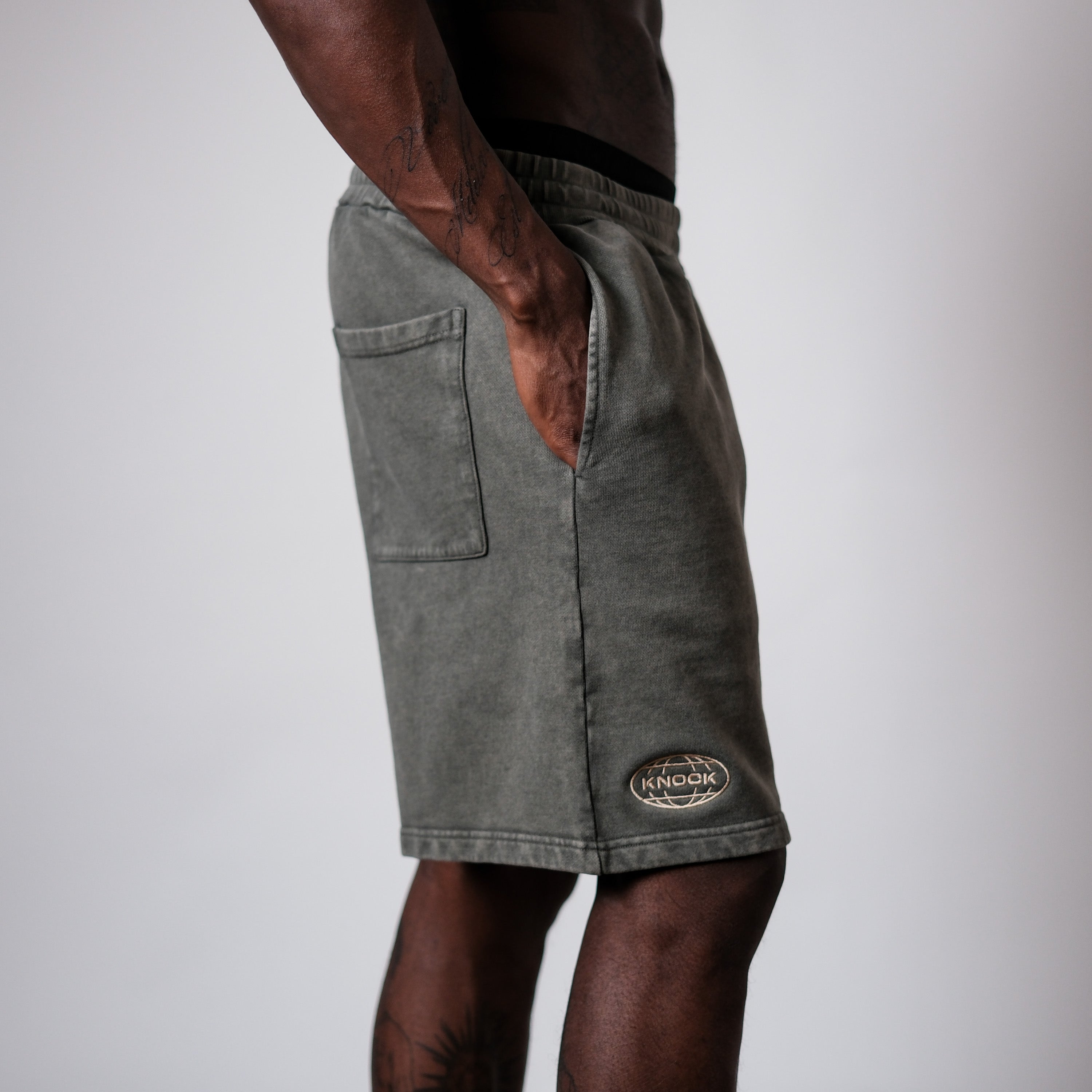 ASCENSION VINTAGE OLIVE SHORTS