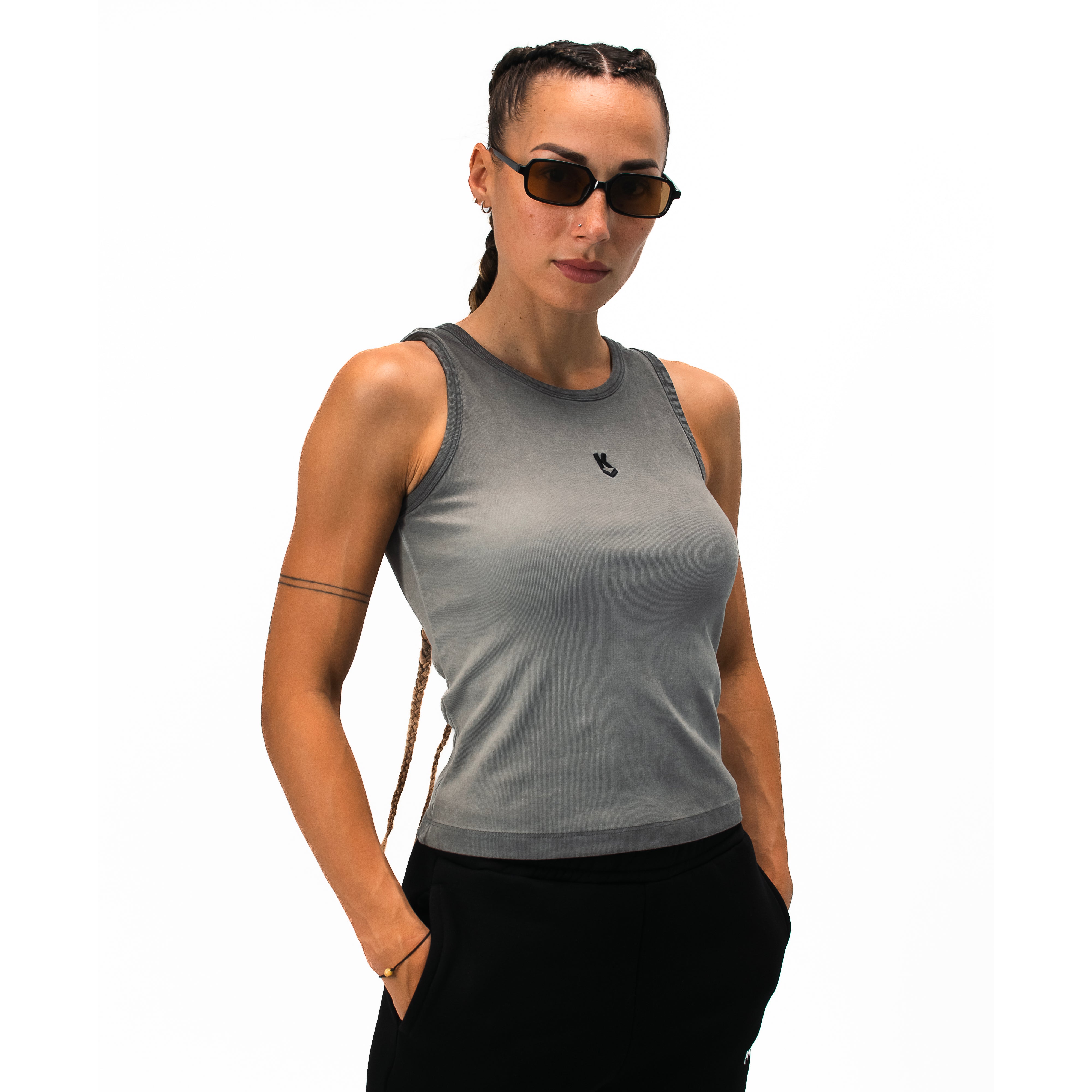 TANK TOP VINTAGE GREY WOMEN