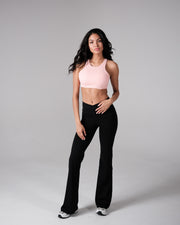 SEAMLESS RIBBED CROP TOP – PINK