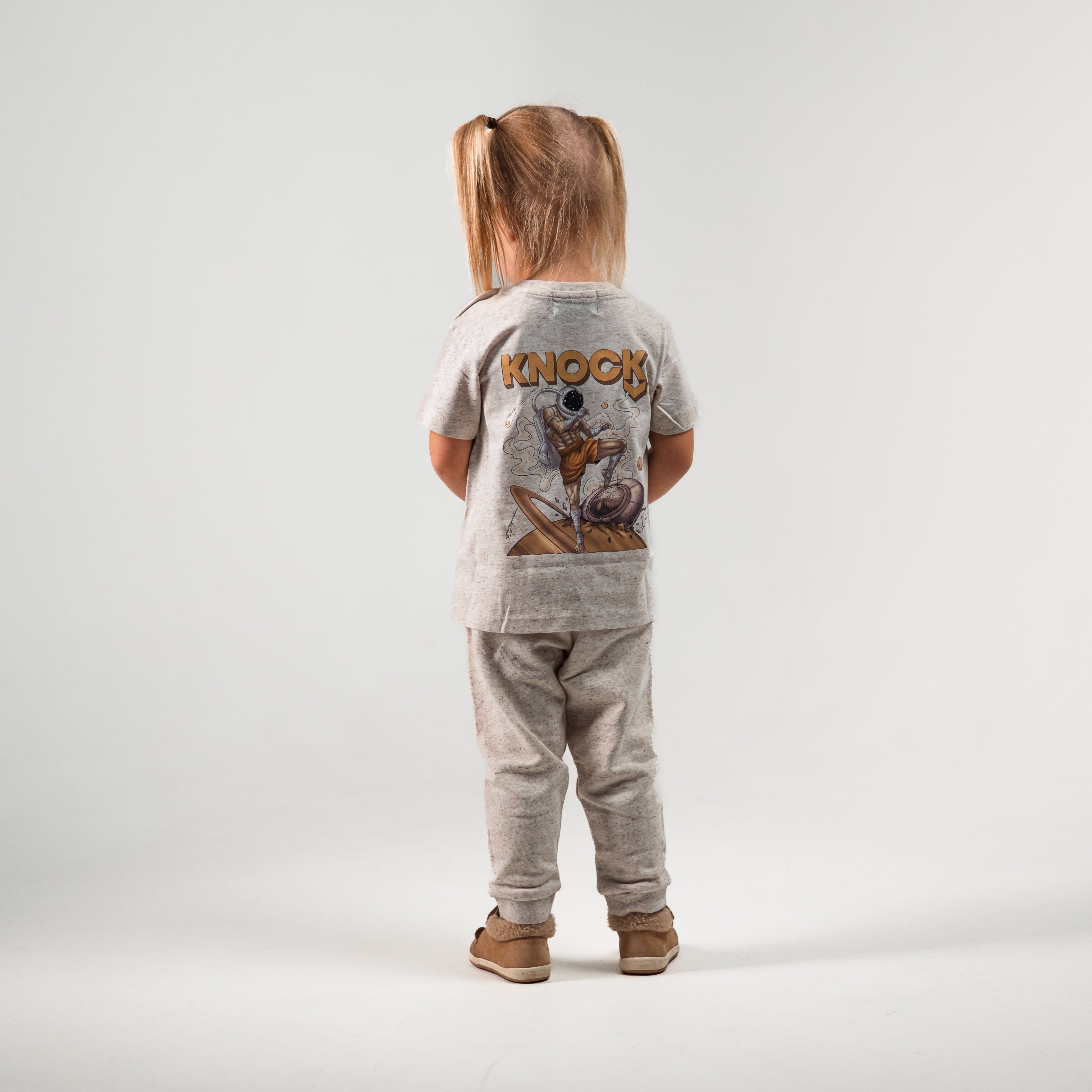 ASTROKNEE TEE BEIGE BABY