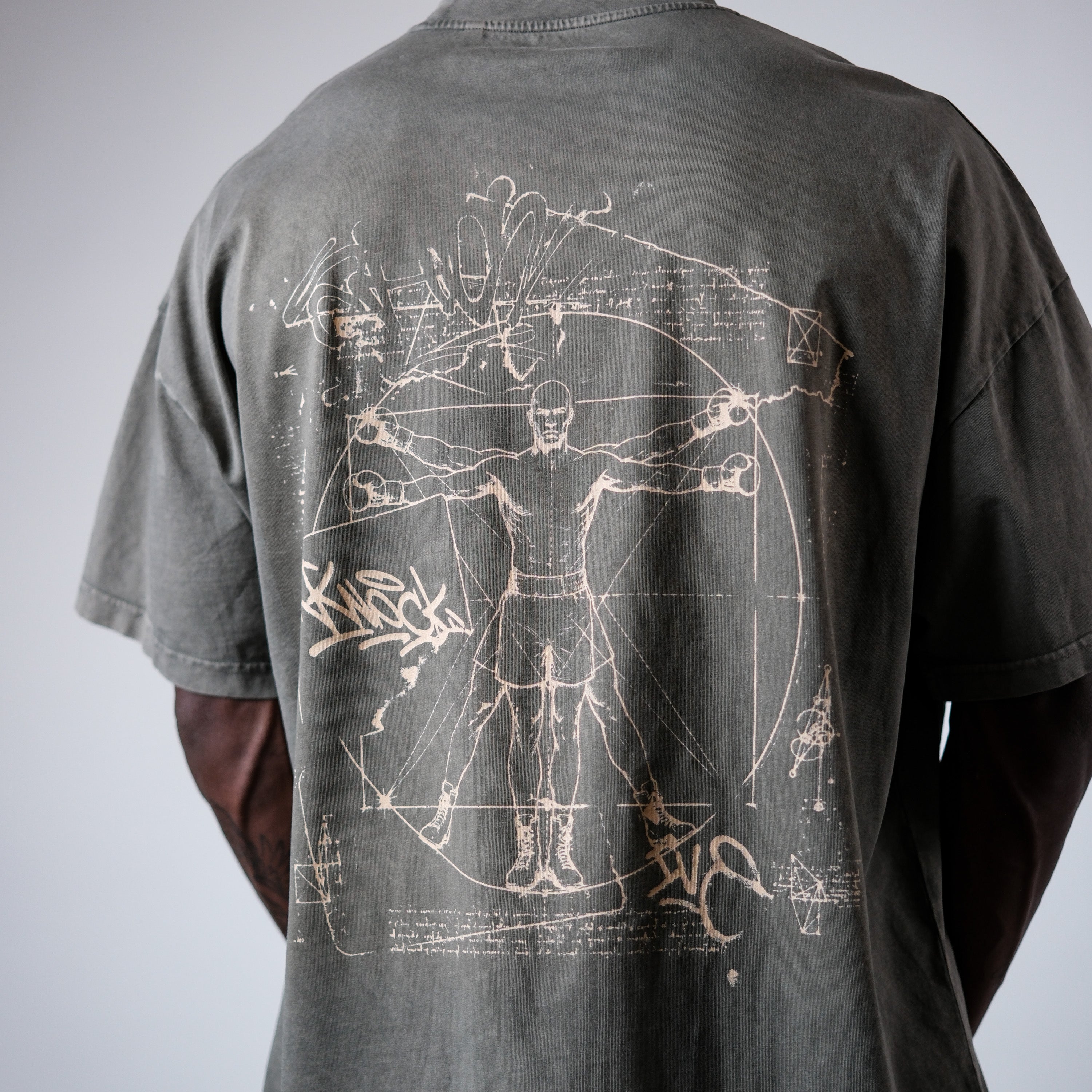 ASCENSION VINTAGE OLIVE TEE