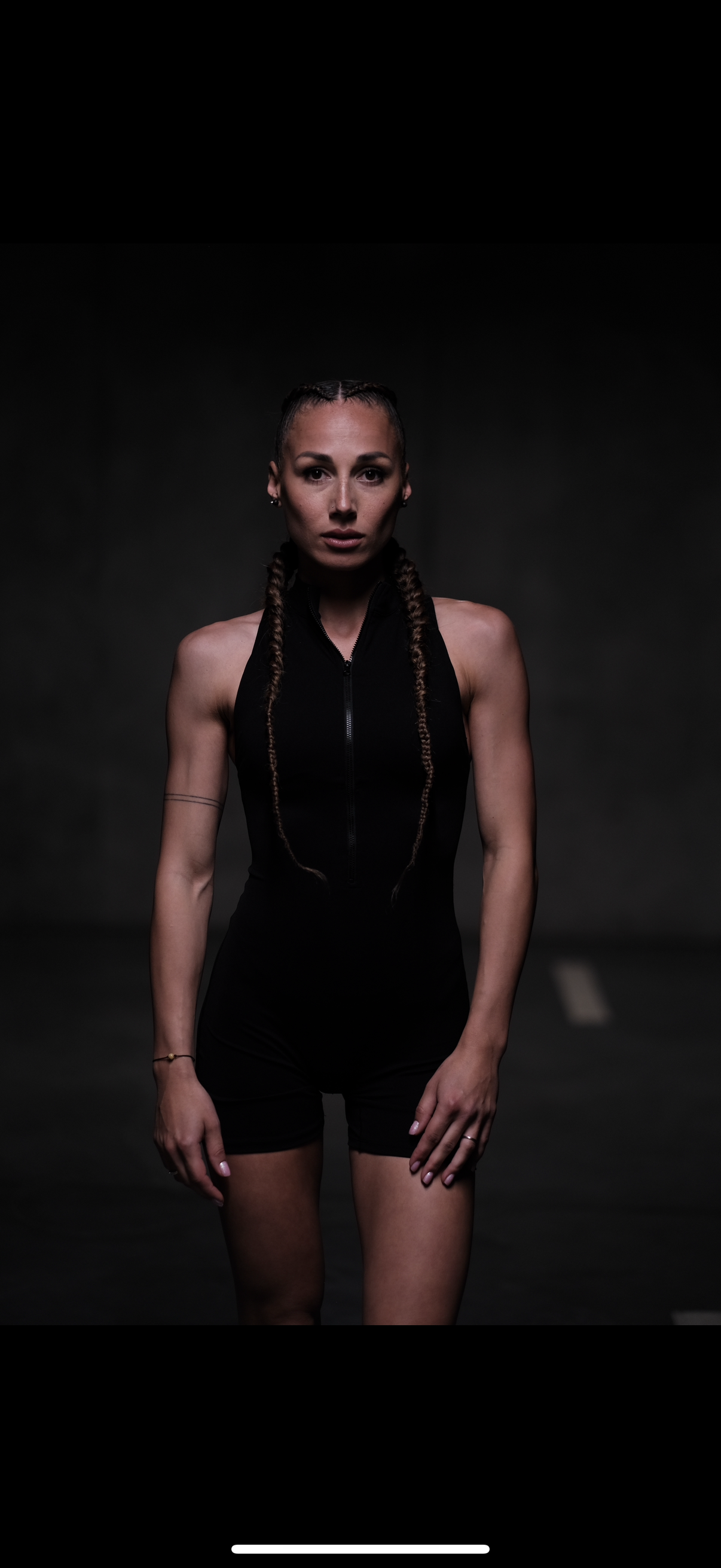 SCULPTED FIT ONE - PIECE JUMPSUIT BLACK