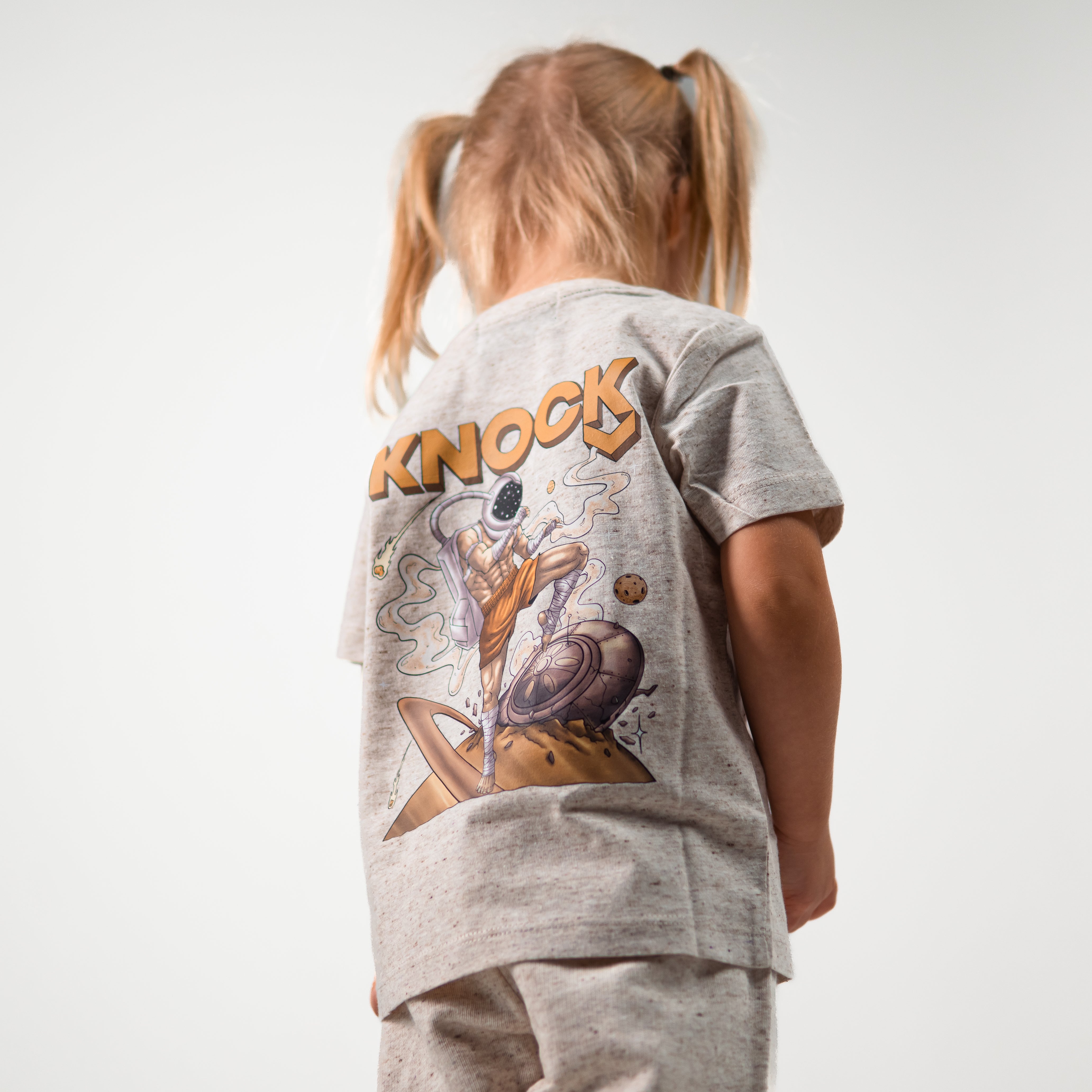 ASTROKNEE TEE BEIGE BABY