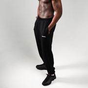 CUFFED TERRY JOGGERS BLACK