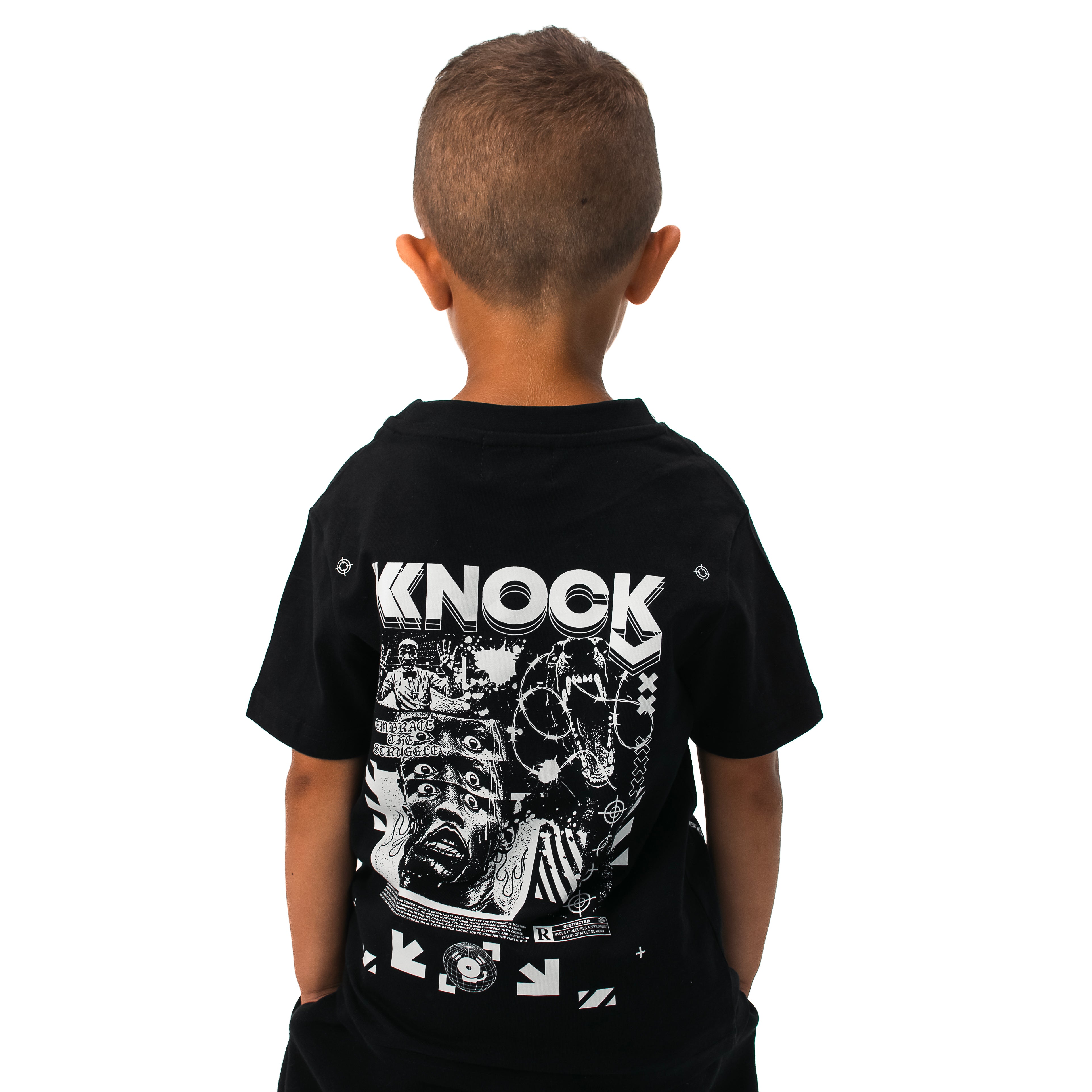 Embrace kids tee black