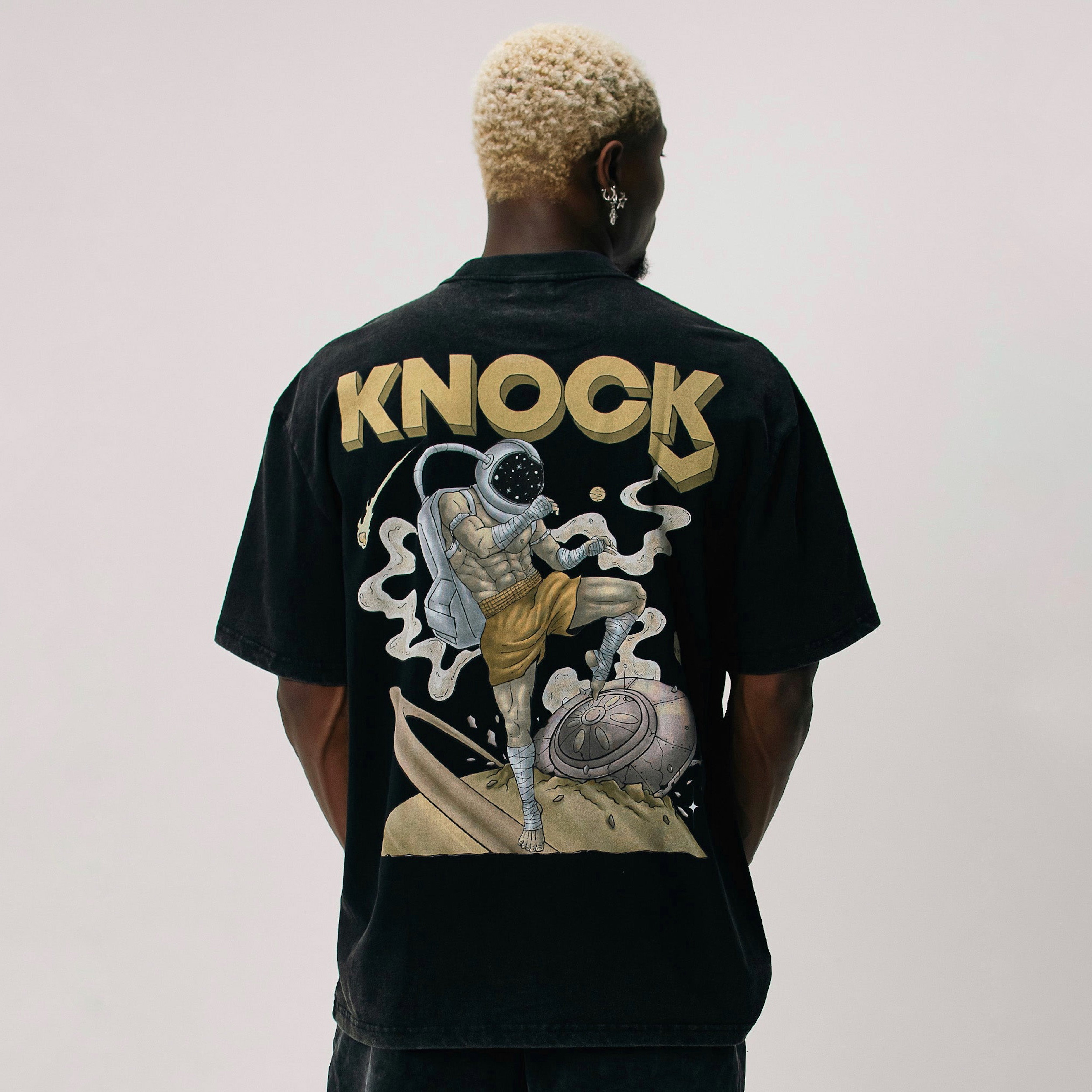 ASTROKNEE 2.0 TEE VINTAGE BLACK
