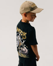 ASTRO KNEE KIDS TEE BLACK