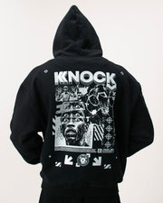 EMBRACE THE STRUGGLE SUPER HEAVY HOODIE BLACK