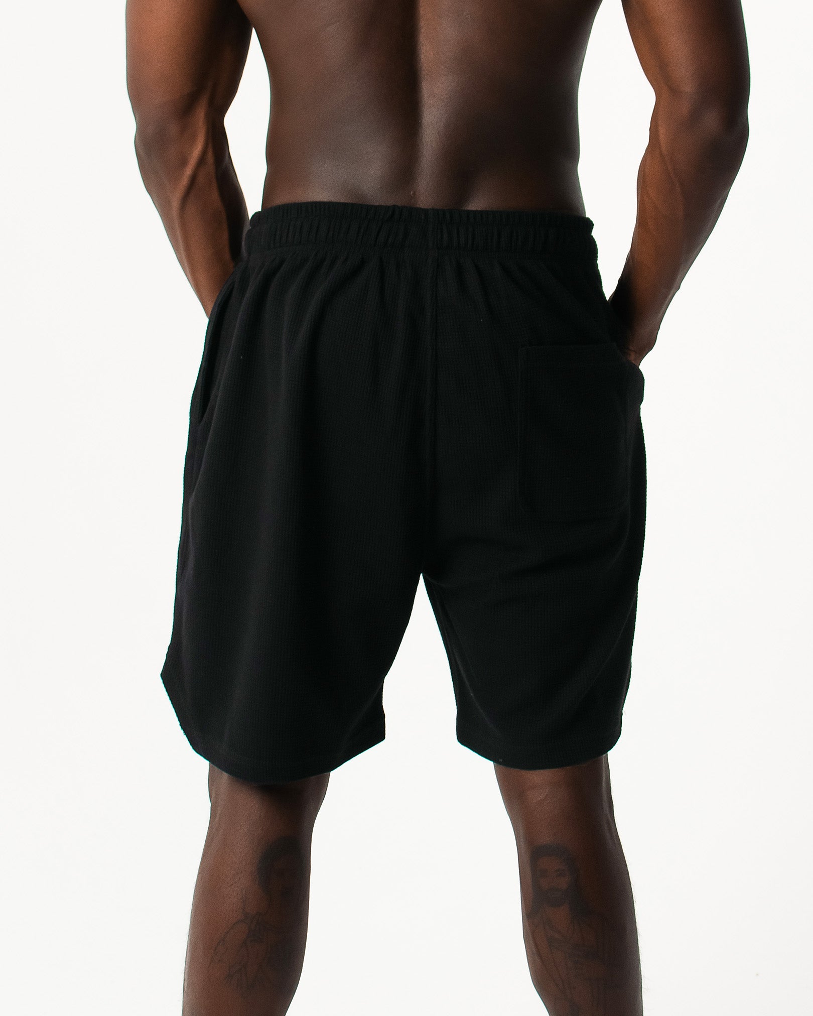 GRID-KNIT SHORTS