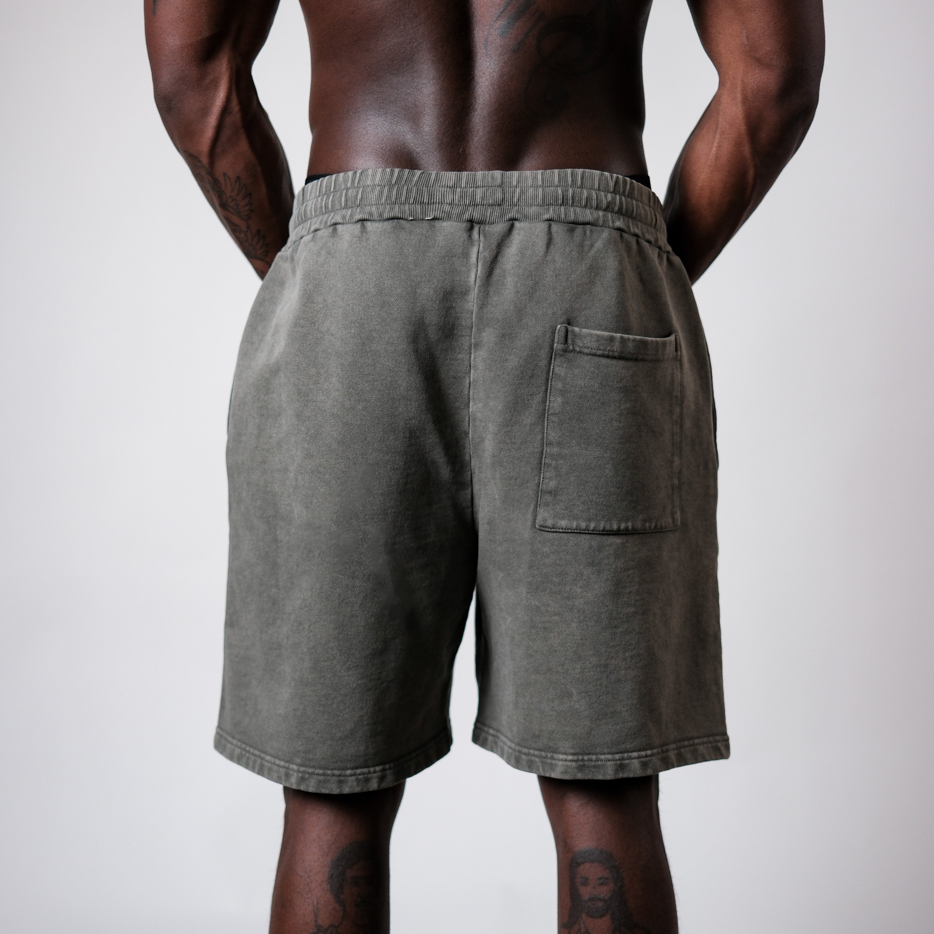 ASCENSION VINTAGE OLIVE SHORTS