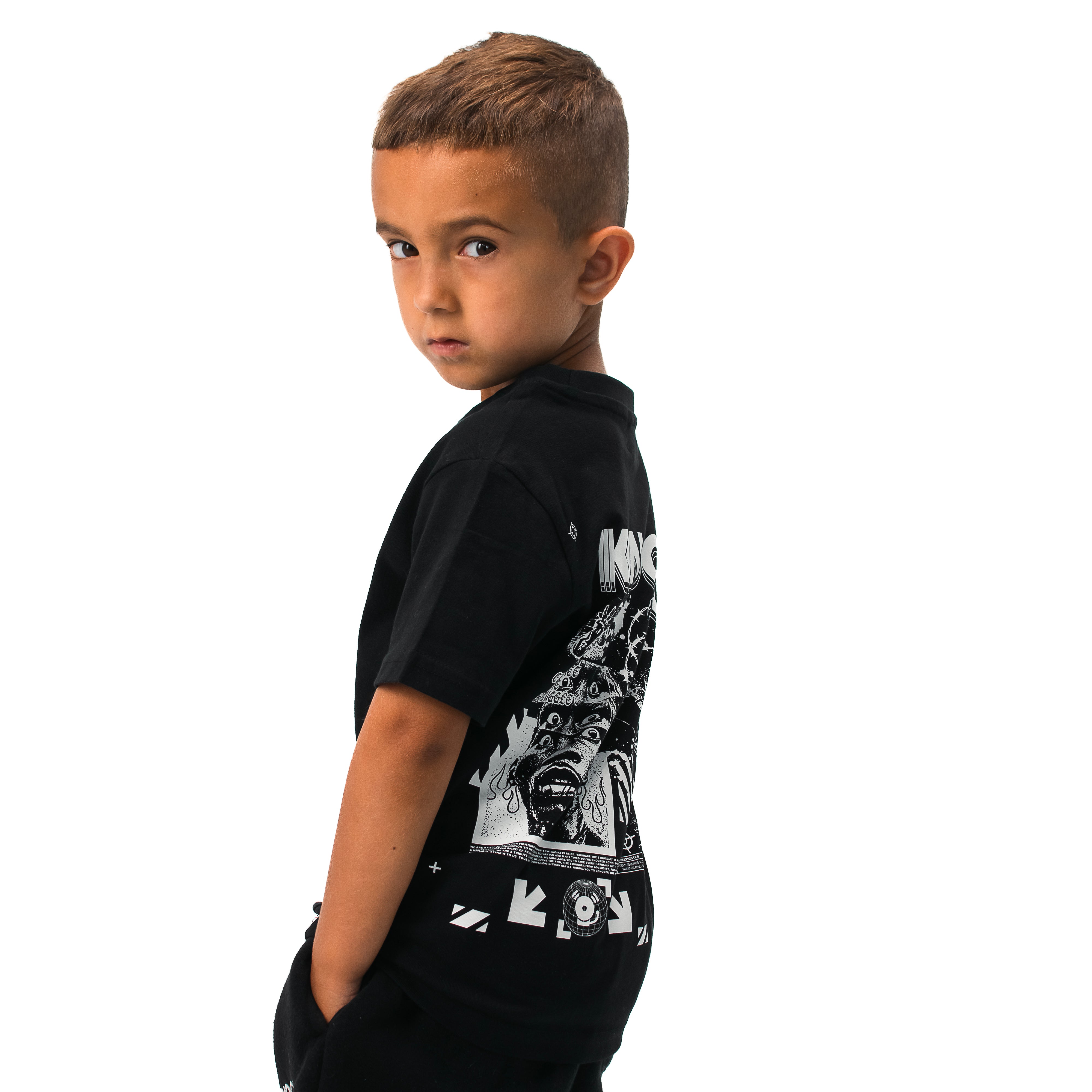Embrace kids tee black