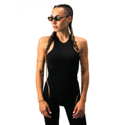 SCULPTED FIT TOP - BLACK
