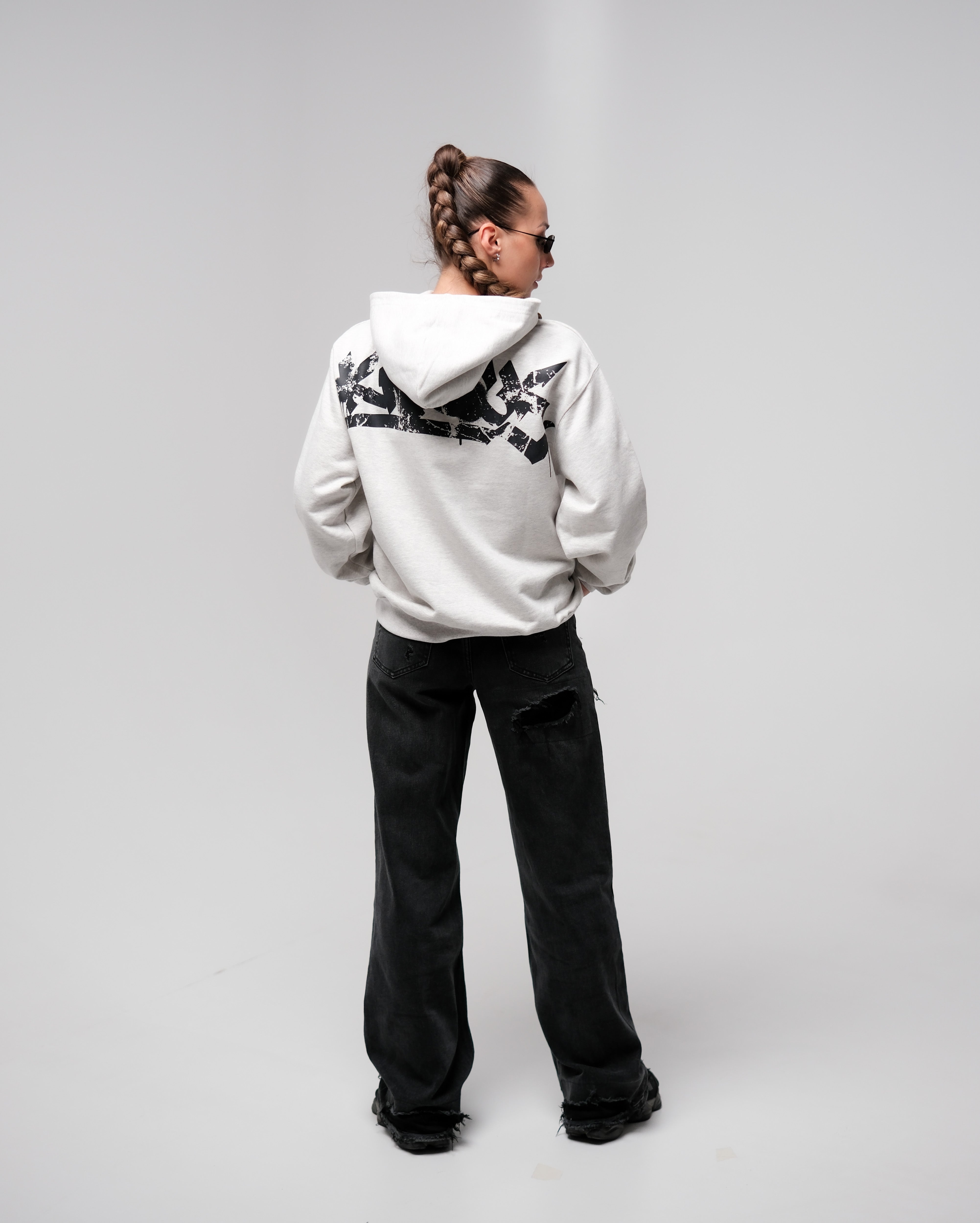 BRICKBOUND HOODIE LIGHT GREY