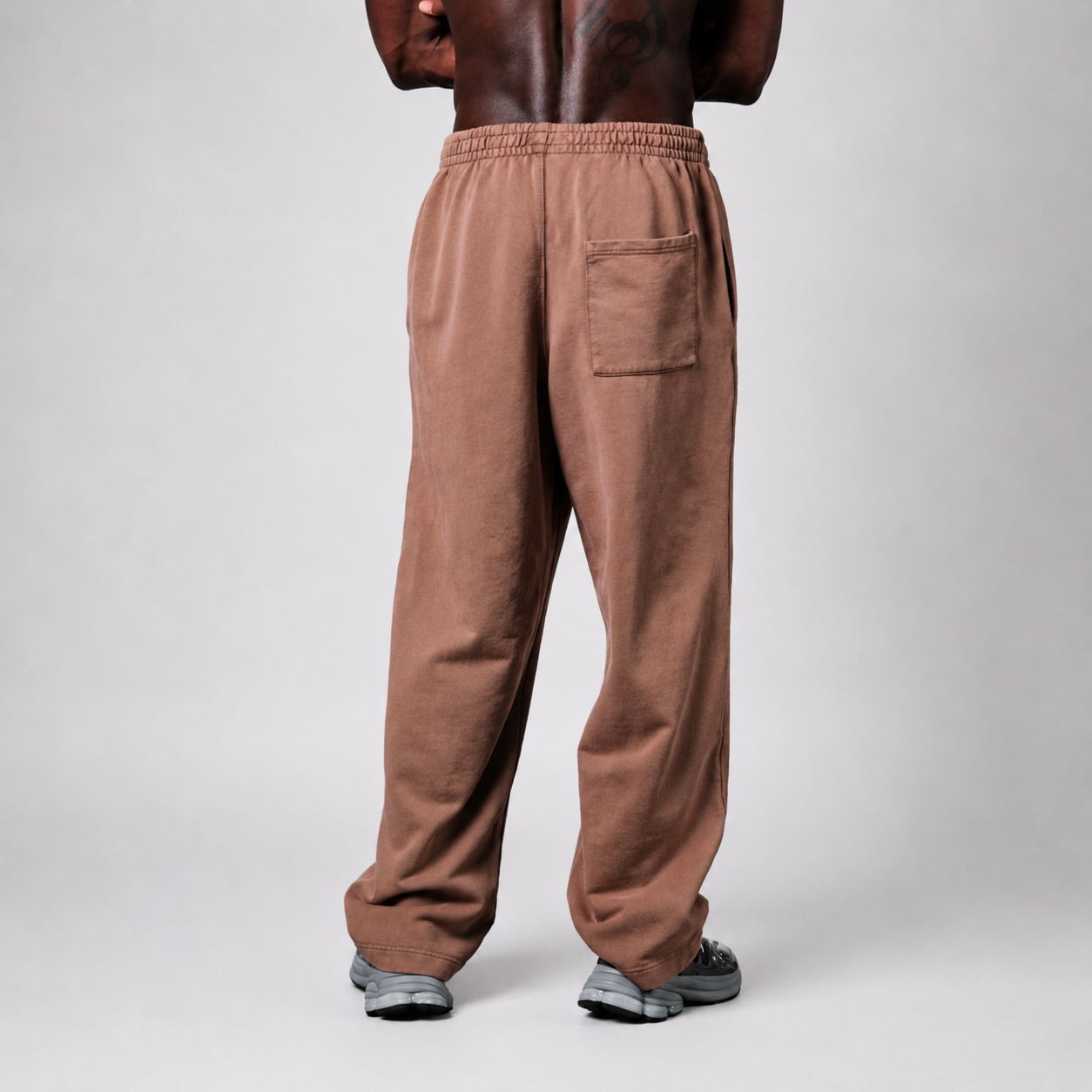 ASCENSION STRAIGHT CUT BROWN TAN JOGGERS