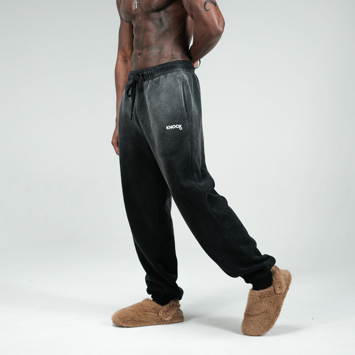 CUFFED VINTAGE FADE FLEECE JOGGERS