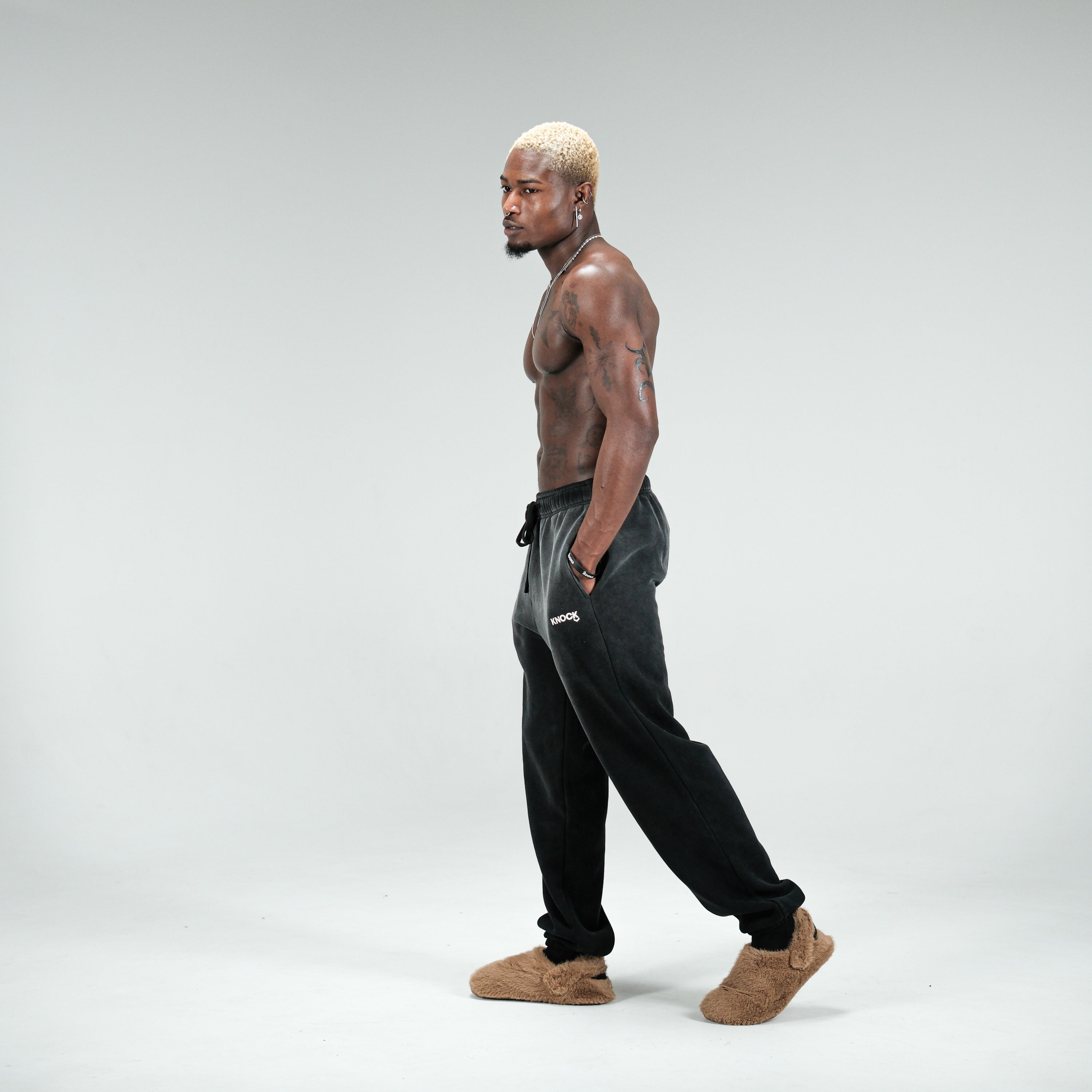 CUFFED VINTAGE FADE FLEECE JOGGERS