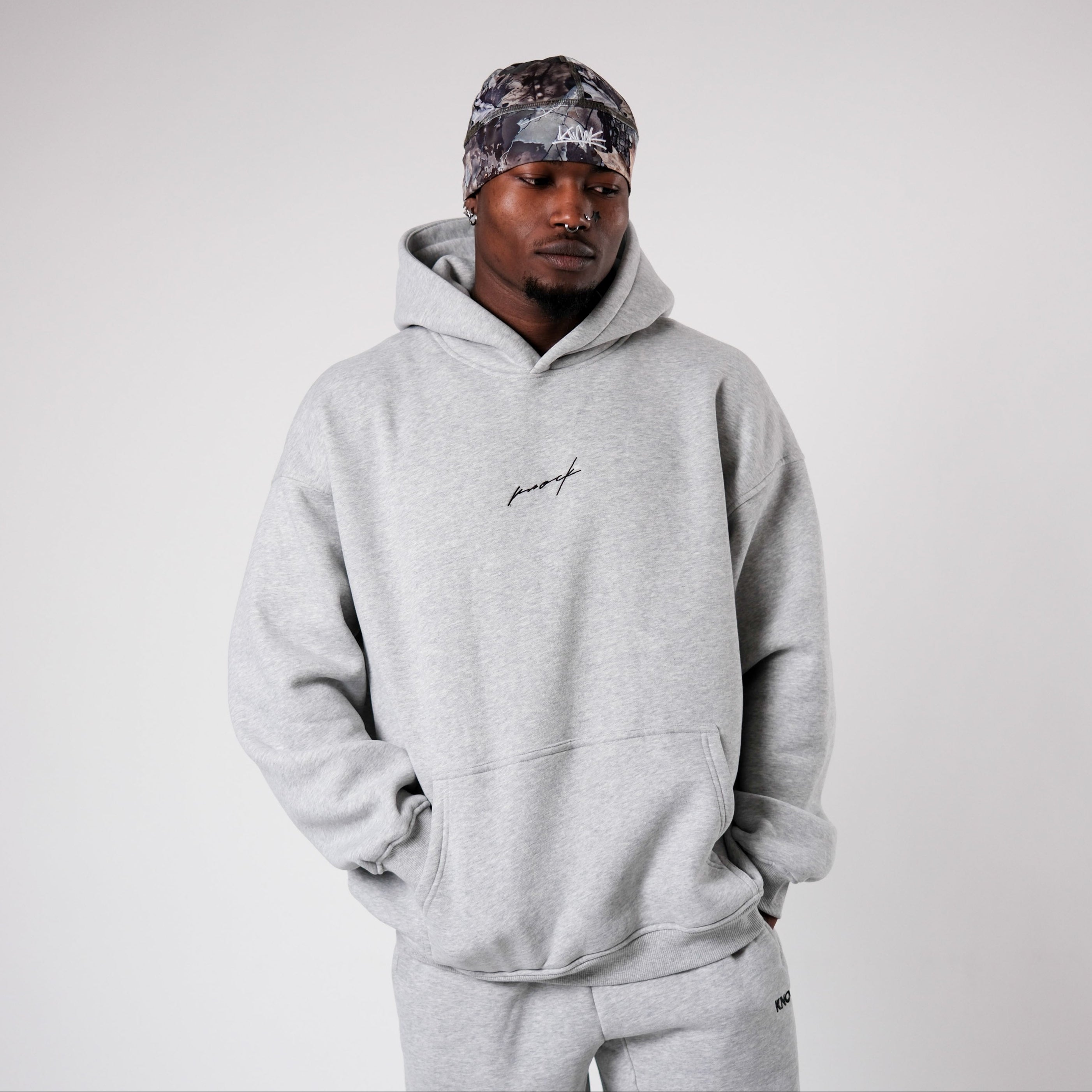 MID COUNT FLEECE OVERSIZED HOODIE GREY