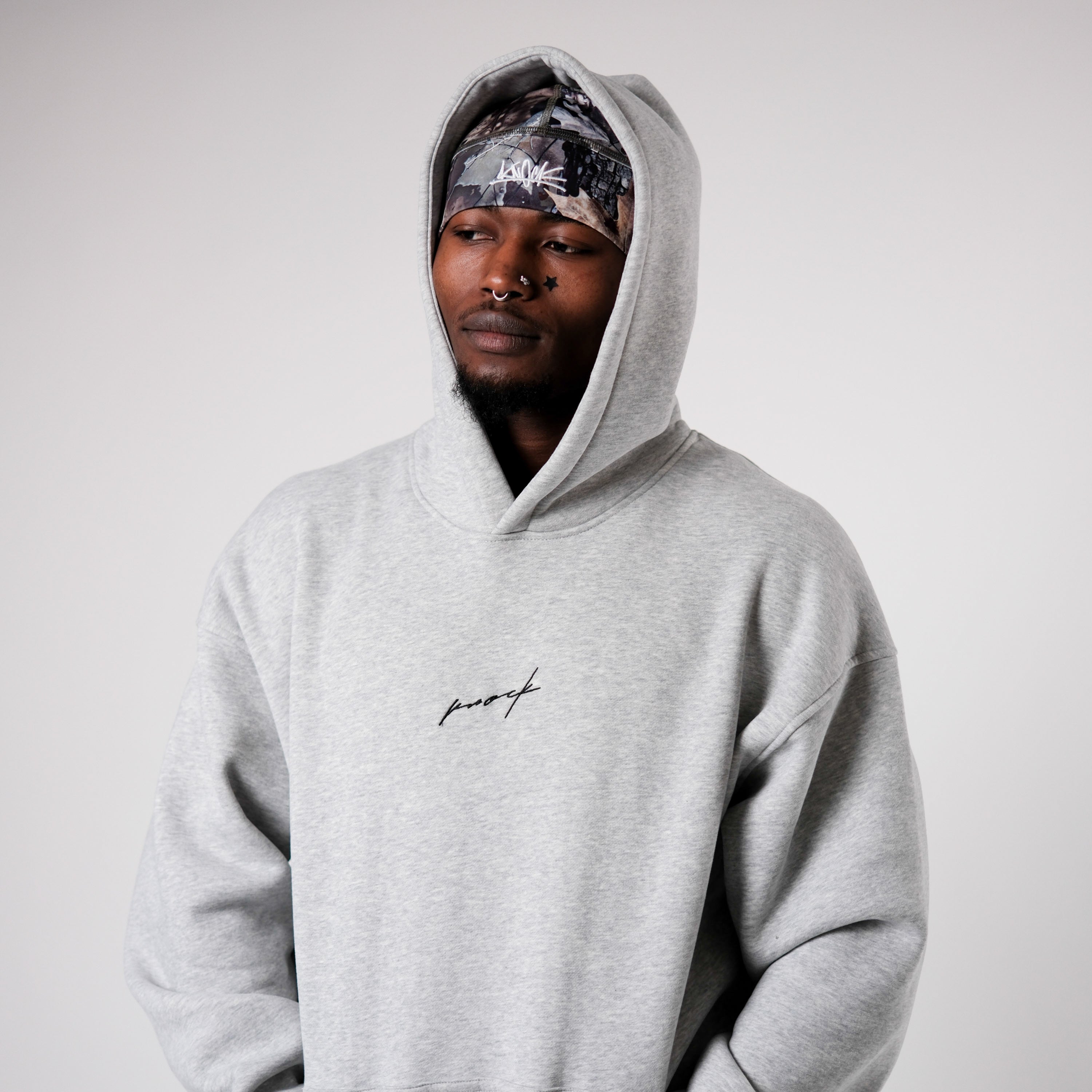 MID COUNT FLEECE OVERSIZED HOODIE GREY