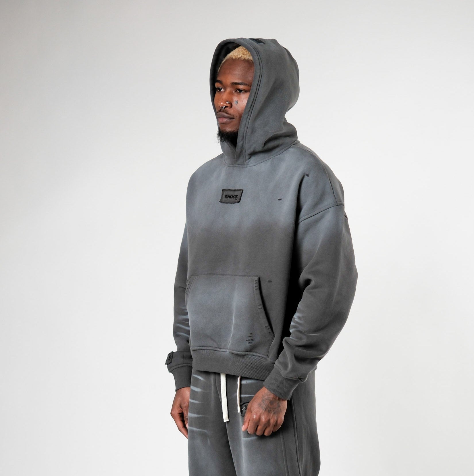 HERITAGE SAGE GREEN BOXY HOODIE
