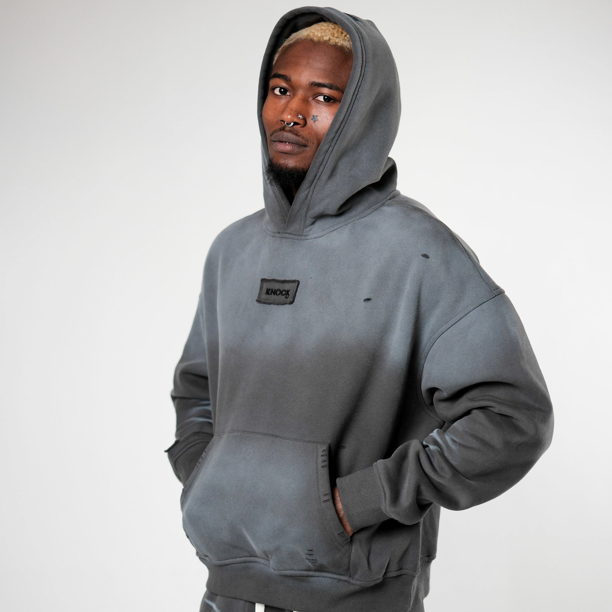 HERITAGE SAGE GREEN BOXY HOODIE