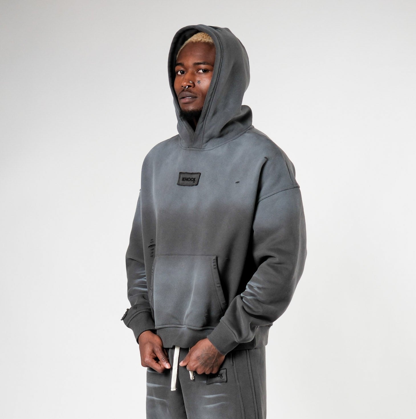 HERITAGE SAGE GREEN BOXY HOODIE