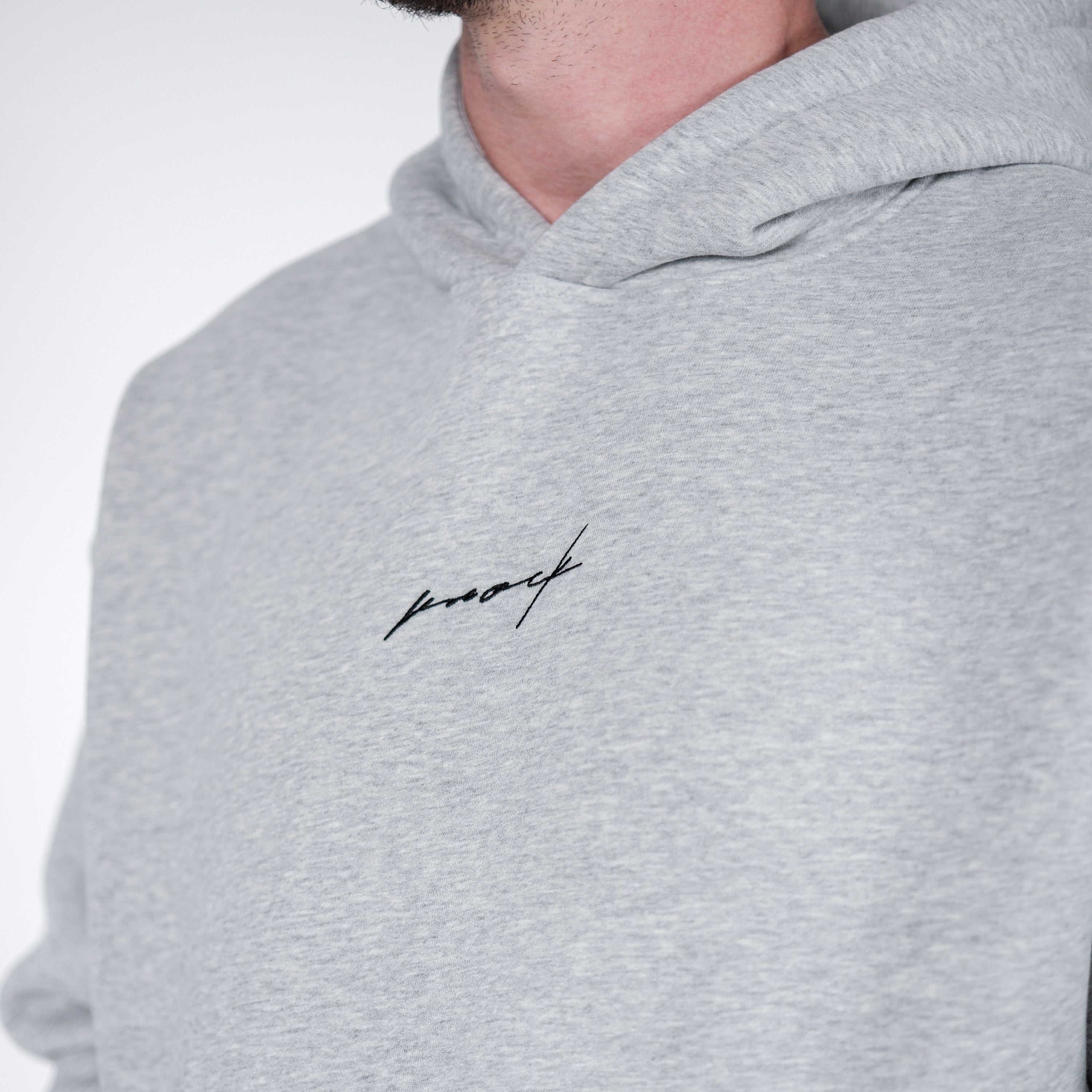 MID COUNT FLEECE OVERSIZED HOODIE GREY