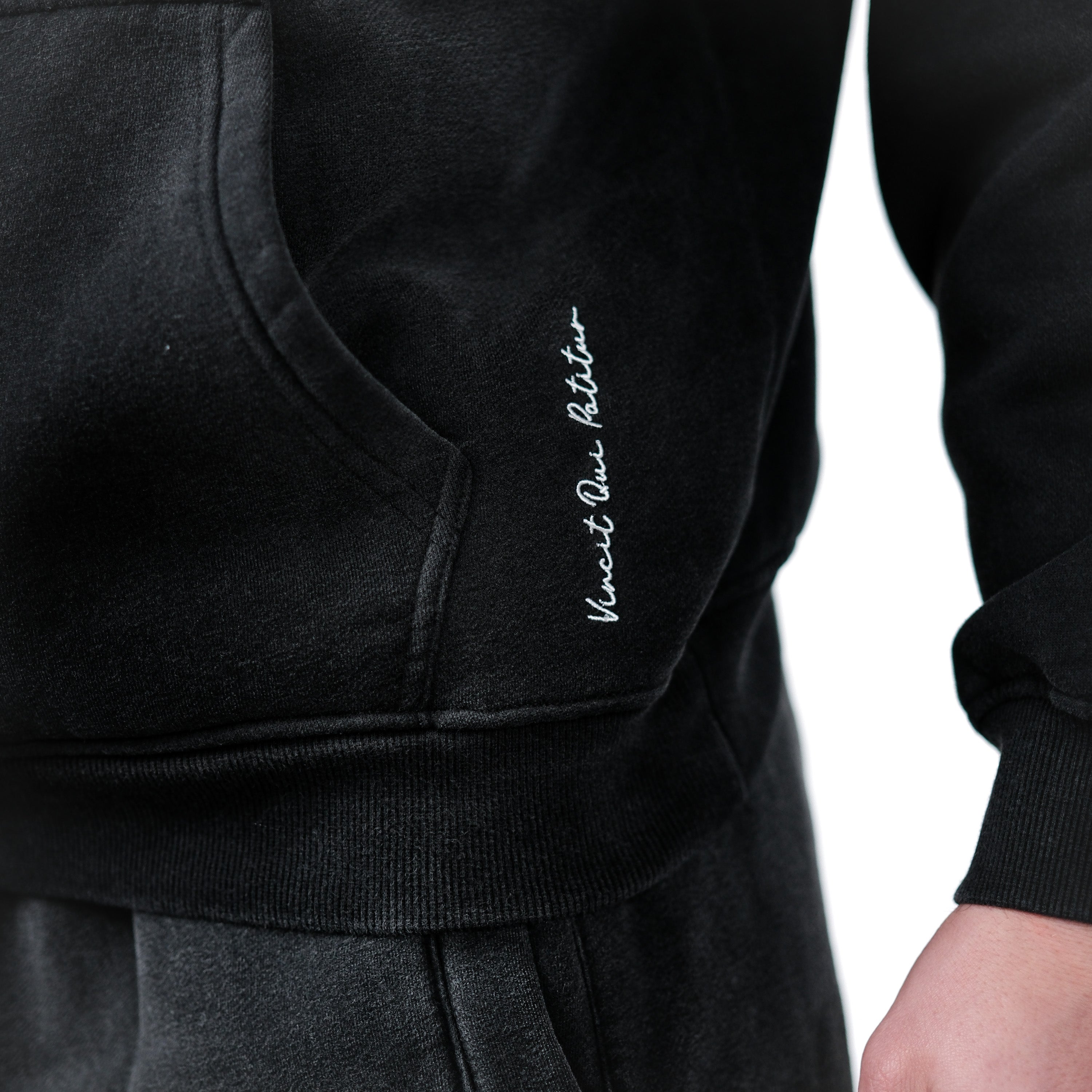 VINCIT QUI PATITUR FADE OVERSIZED HOODIE