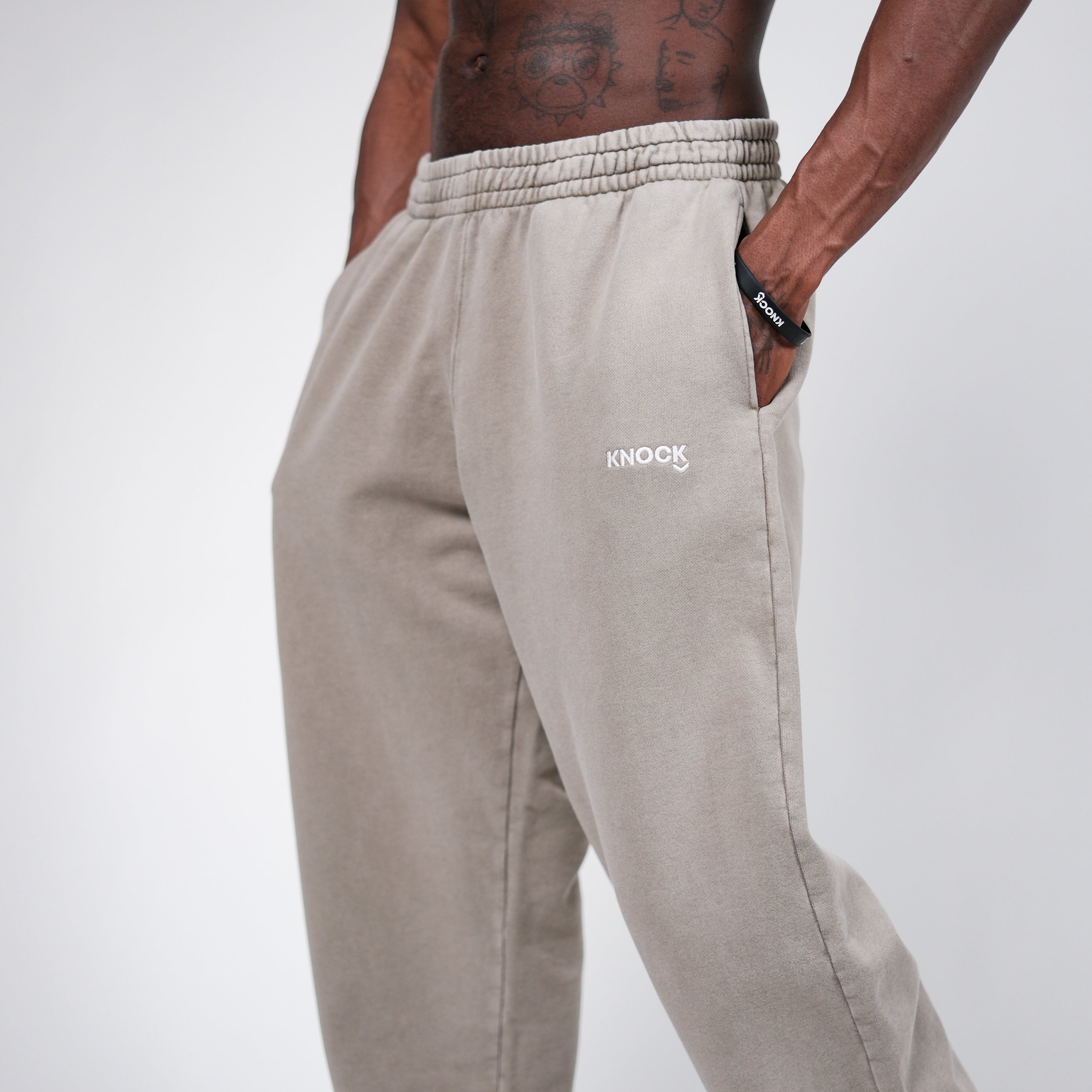 STRAIGHT CUT JOGGERS DUNE