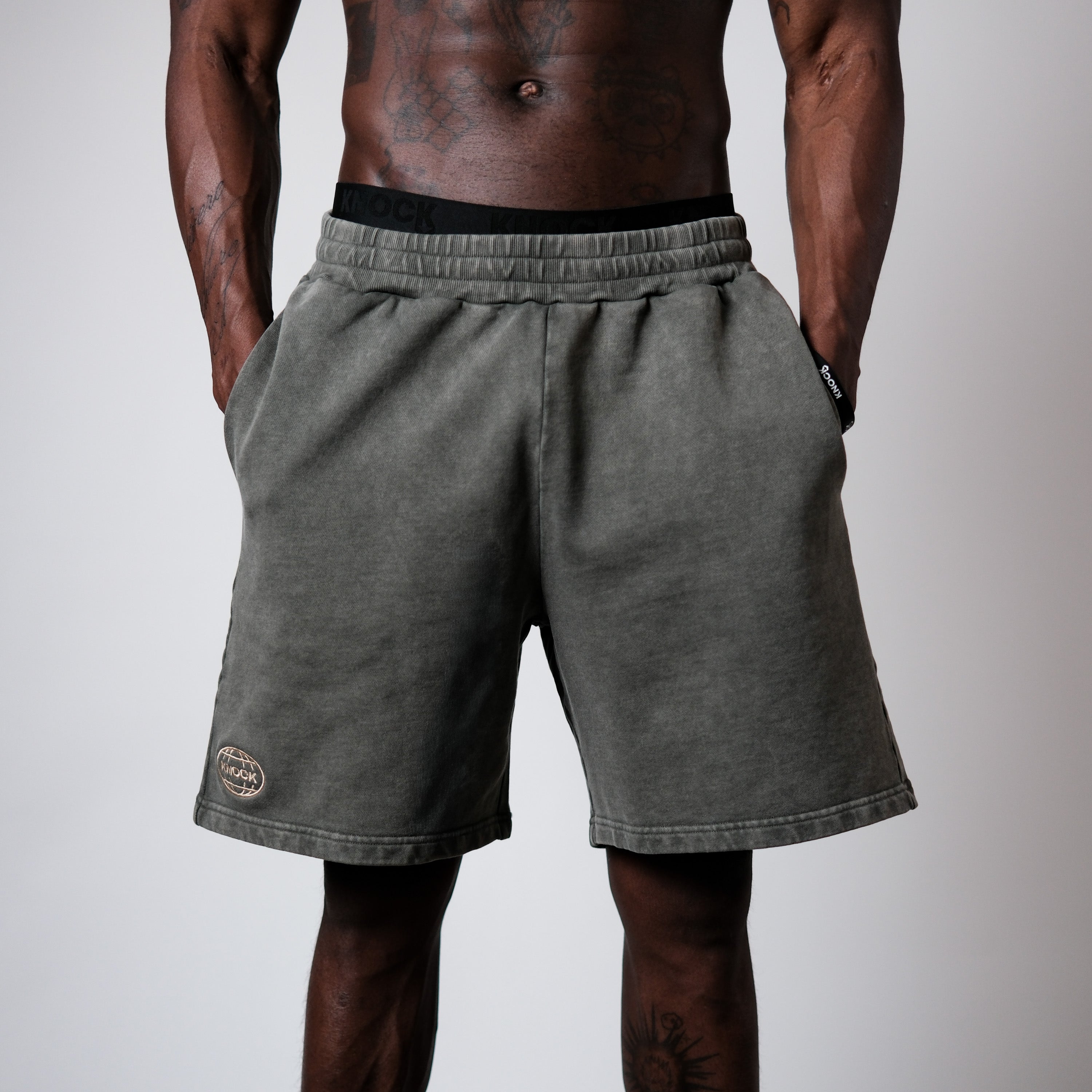 ASCENSION VINTAGE OLIVE SHORTS