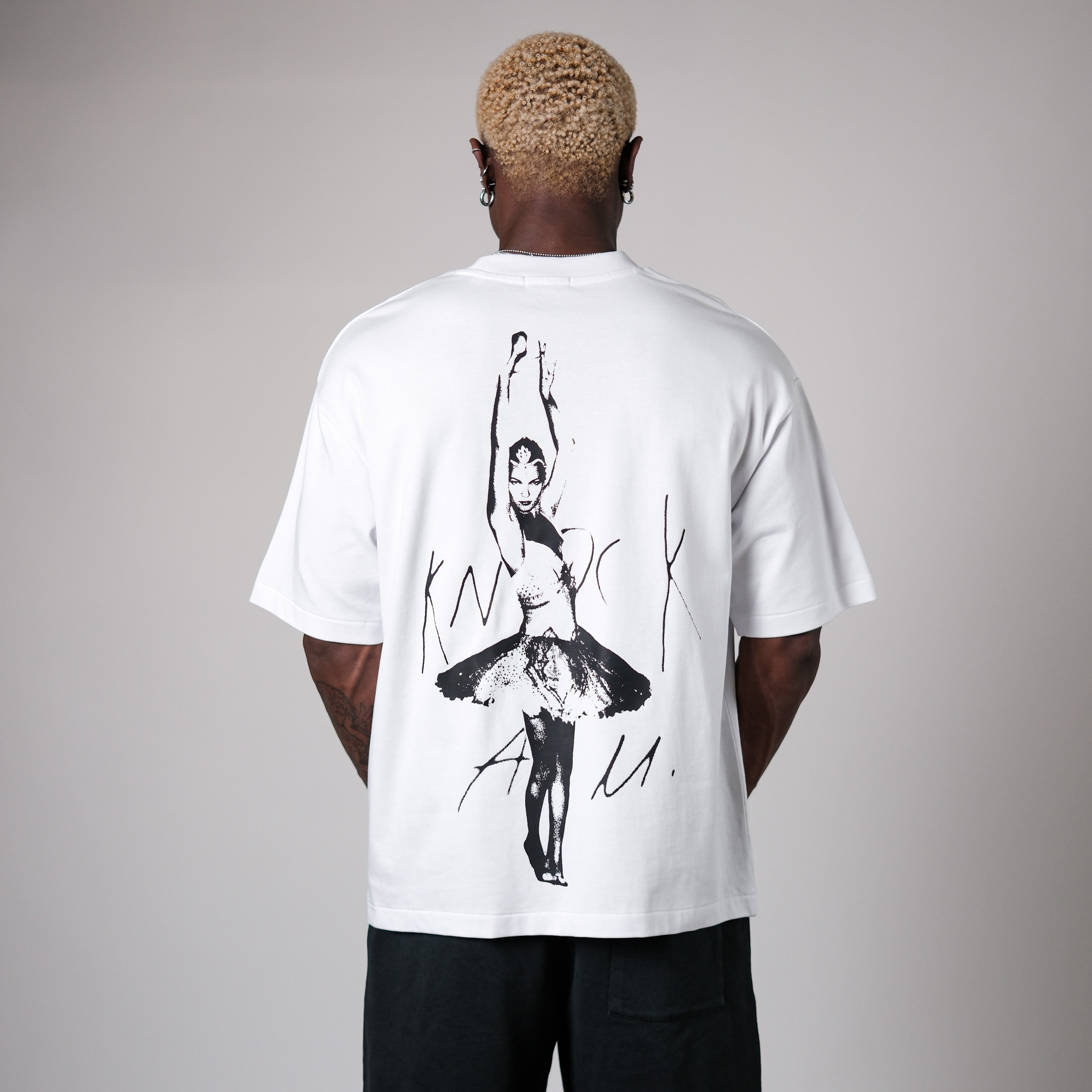 ANNA X KNOCK WHITE TEE