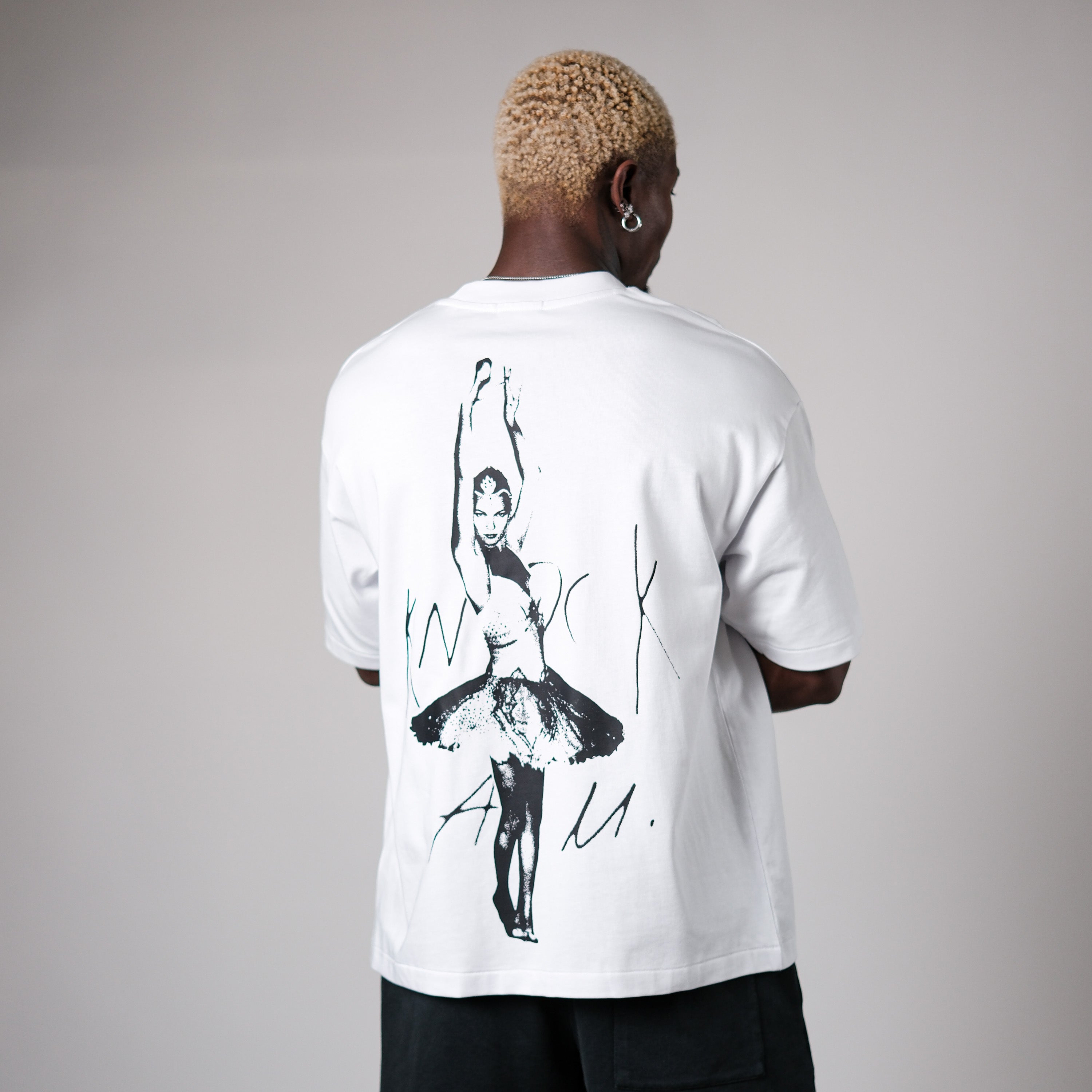 ANNA X KNOCK WHITE TEE